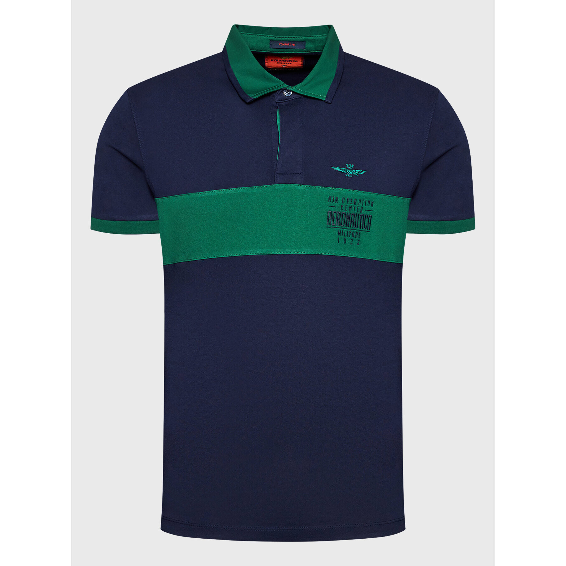 Aeronautica Militare Polokošeľa 222PO1664J550 Tmavomodrá Regular Fit - Pepit.sk