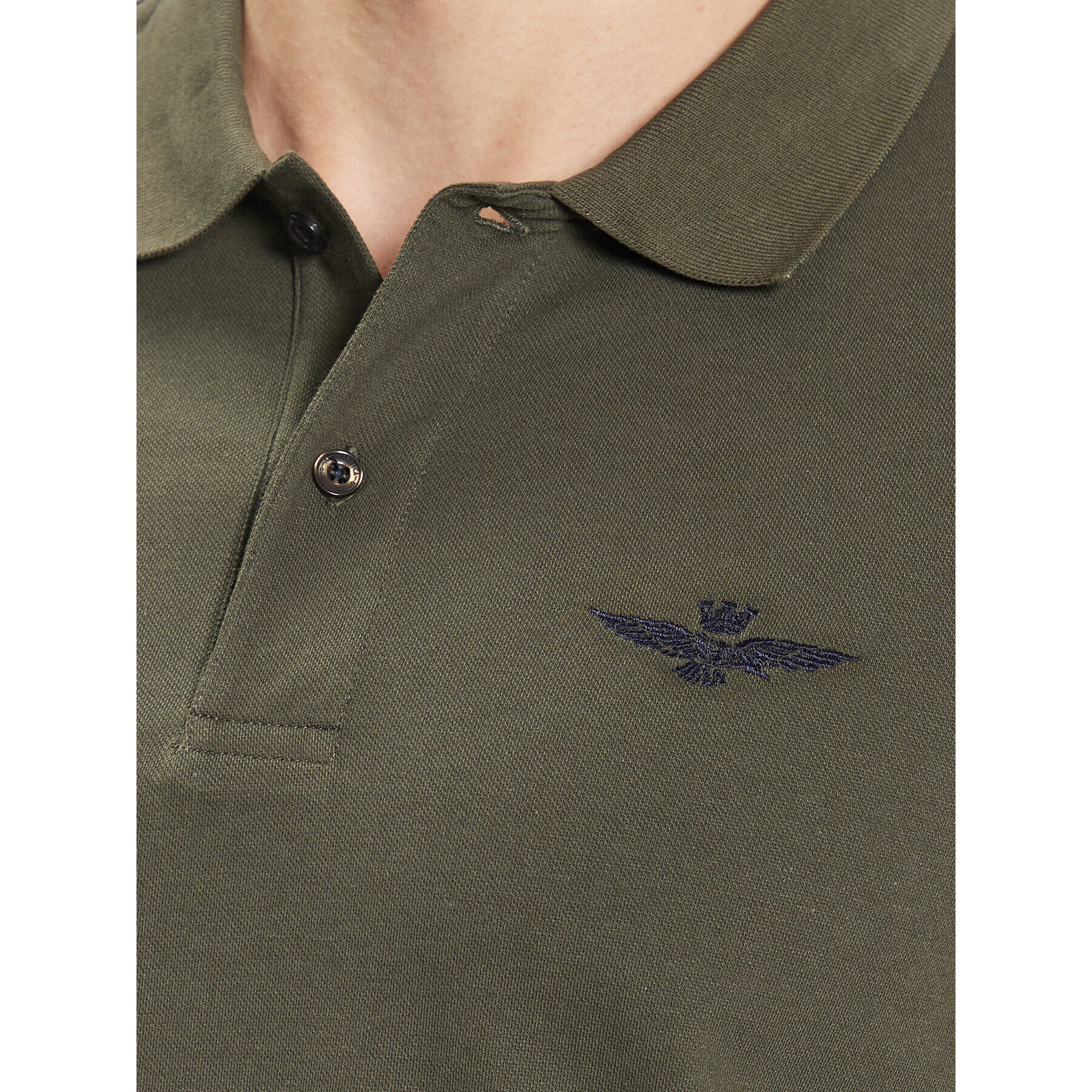 Aeronautica Militare Polokošeľa 231PO1430P178 Zelená Slim Fit - Pepit.sk