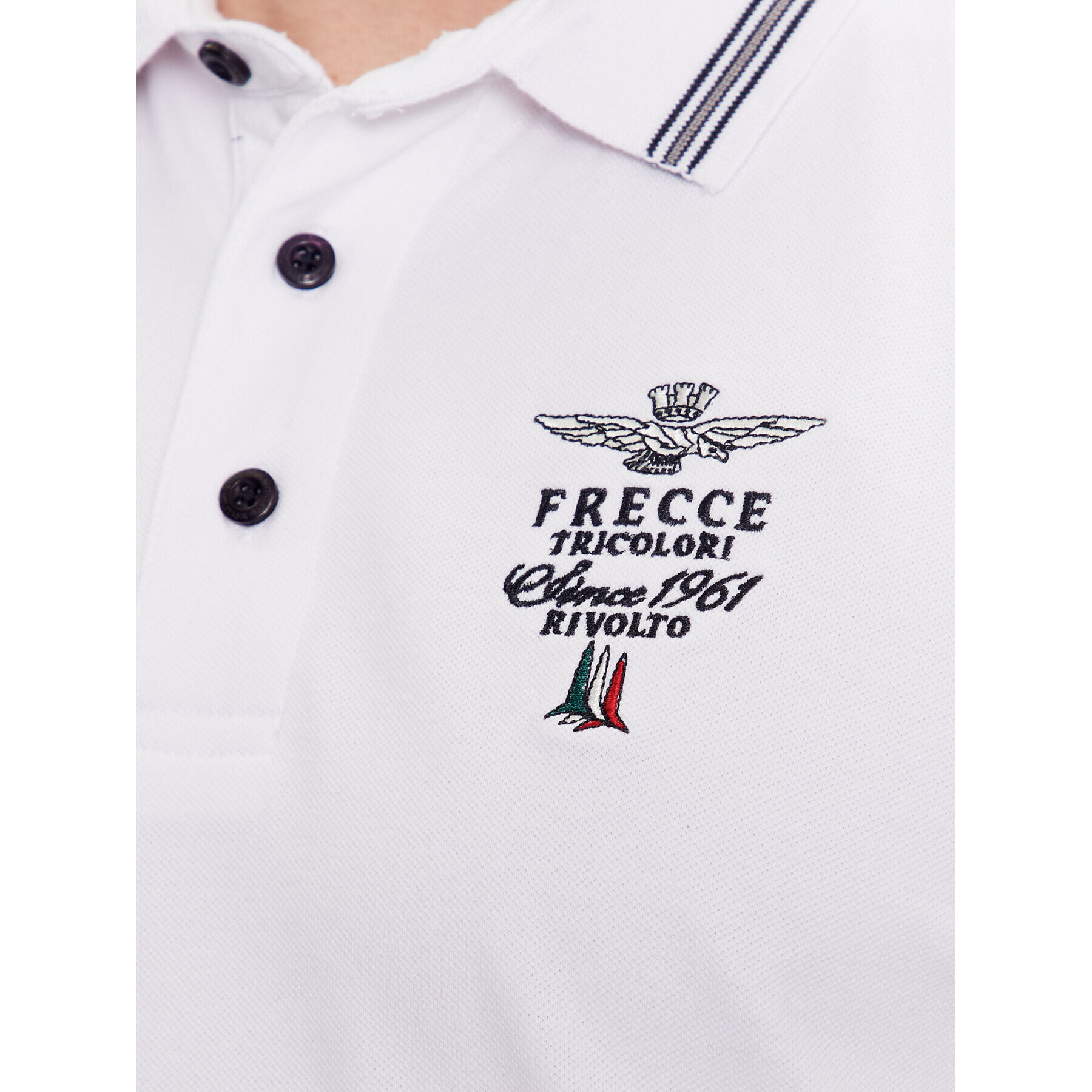 Aeronautica Militare Polokošeľa 231PO1673P191 Biela Slim Fit - Pepit.sk