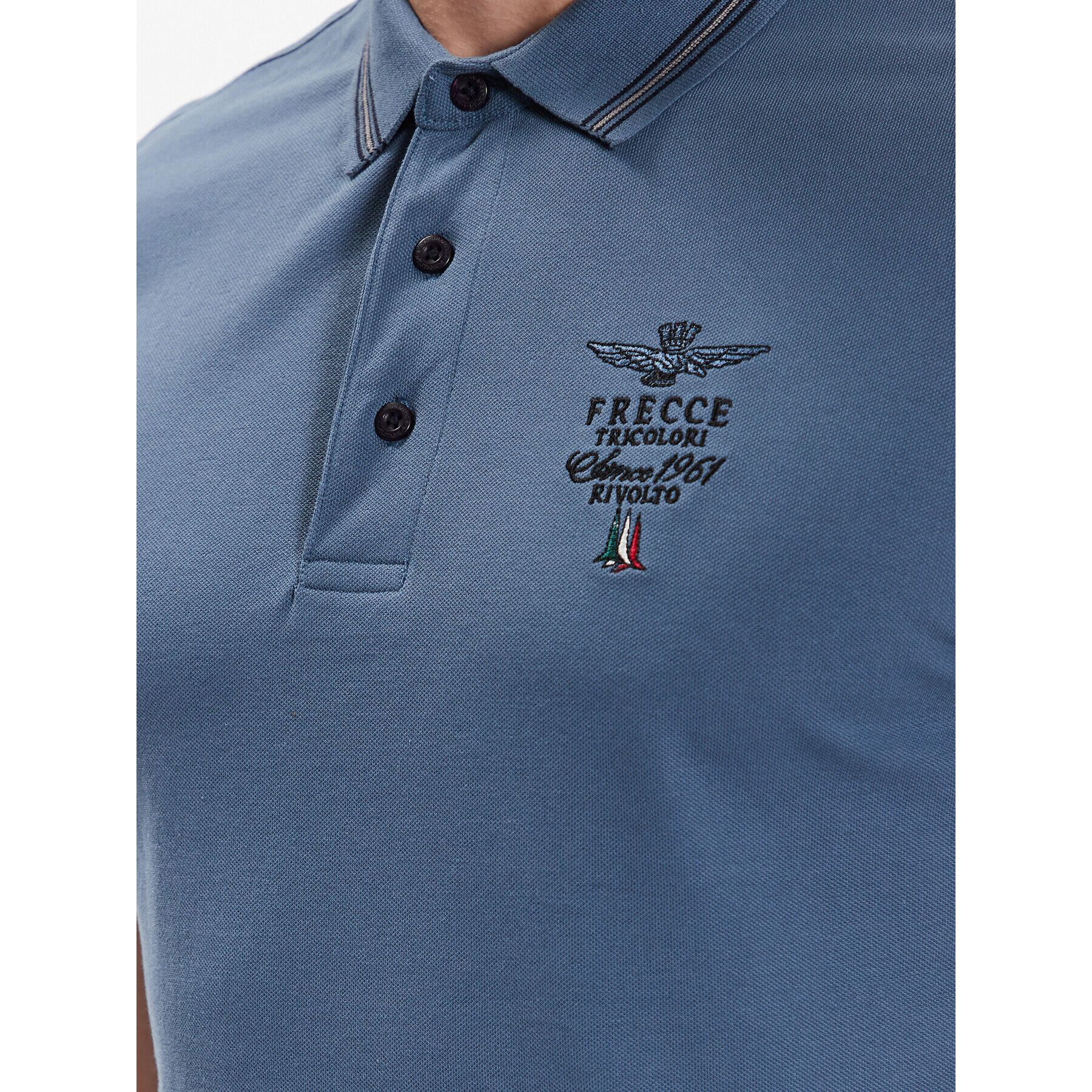 Aeronautica Militare Polokošeľa 231PO1673P191 Modrá Regular Fit - Pepit.sk