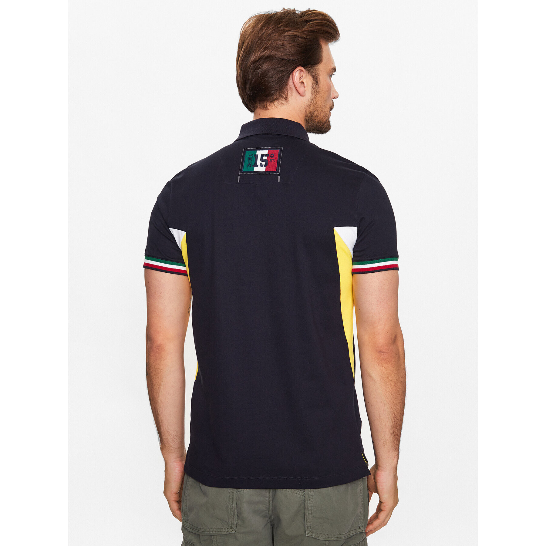 Aeronautica Militare Polokošeľa 231PO1677P199 Tmavomodrá Regular Fit - Pepit.sk