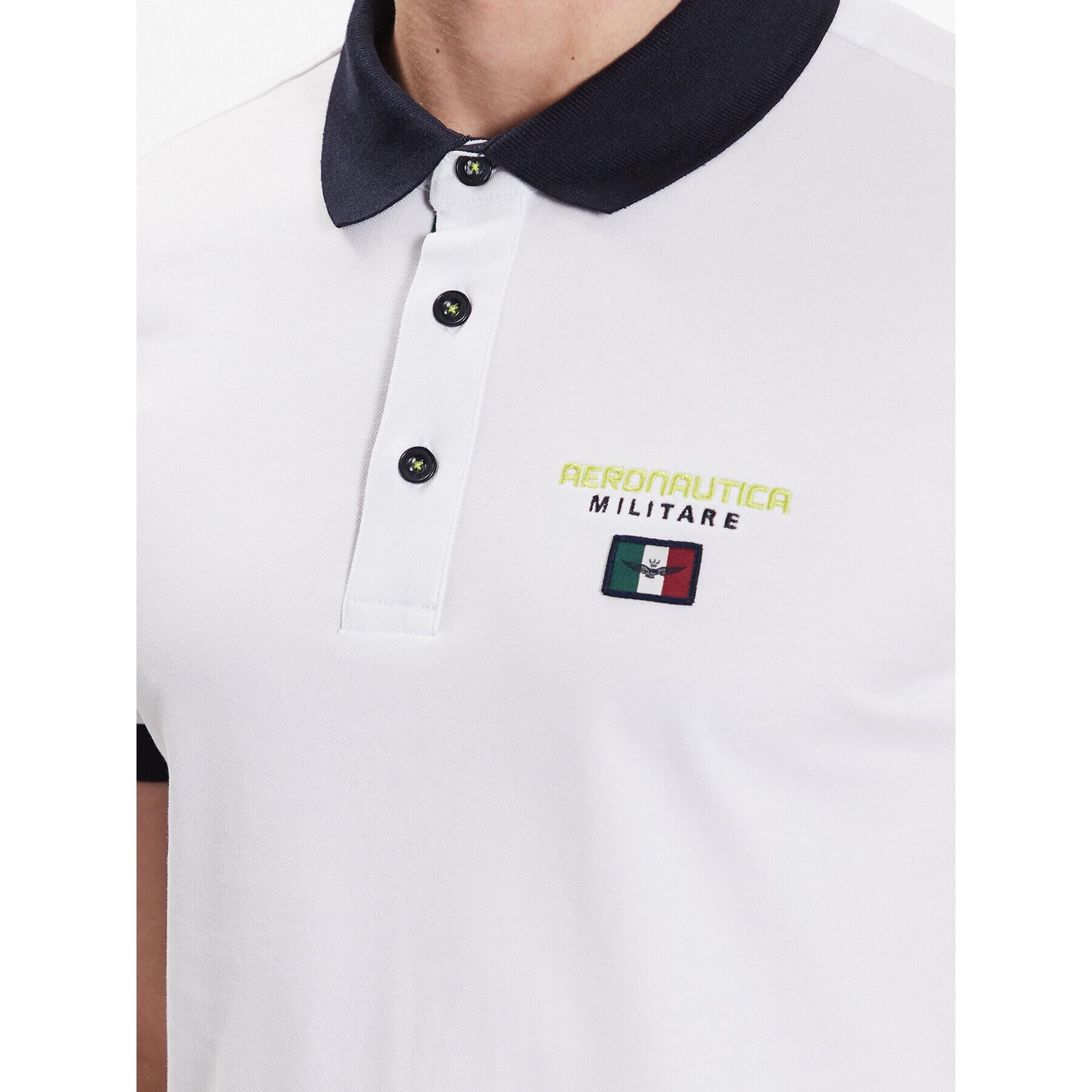 Aeronautica Militare Polokošeľa 231PO1679P173 Biela Regular Fit - Pepit.sk