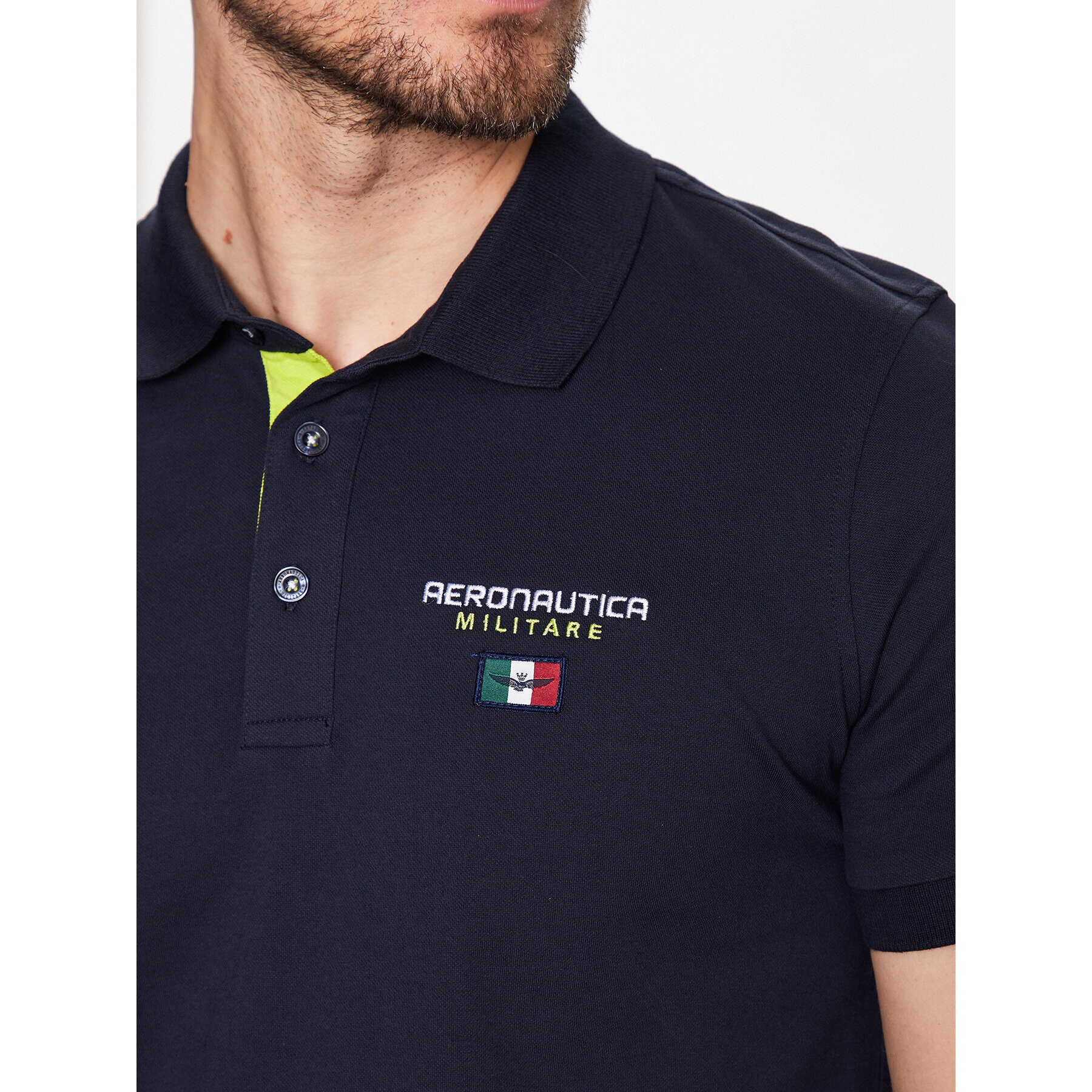 Aeronautica Militare Polokošeľa 231PO1679P173 Tmavomodrá Regular Fit - Pepit.sk