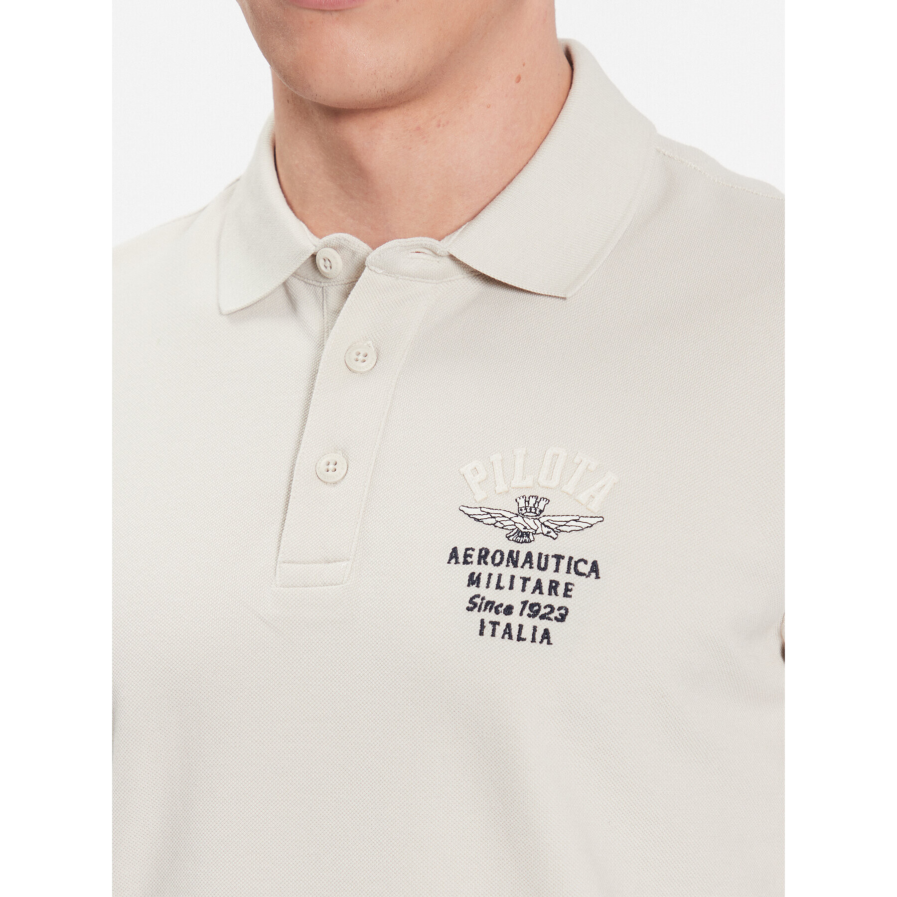 Aeronautica Militare Polokošeľa 231PO1699P313 Béžová Regular Fit - Pepit.sk