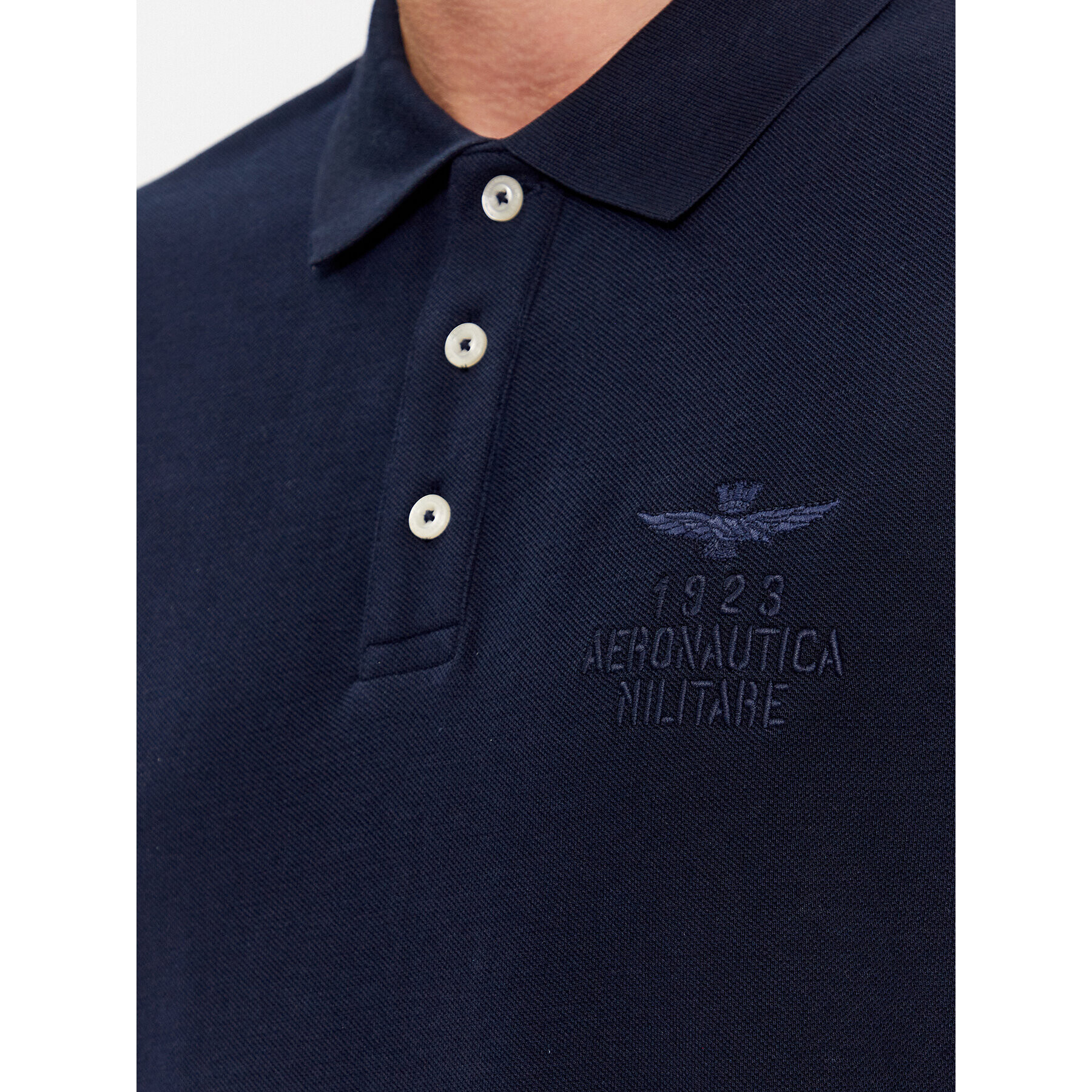 Aeronautica Militare Polokošeľa 232PO1705P318 Tmavomodrá Regular Fit - Pepit.sk