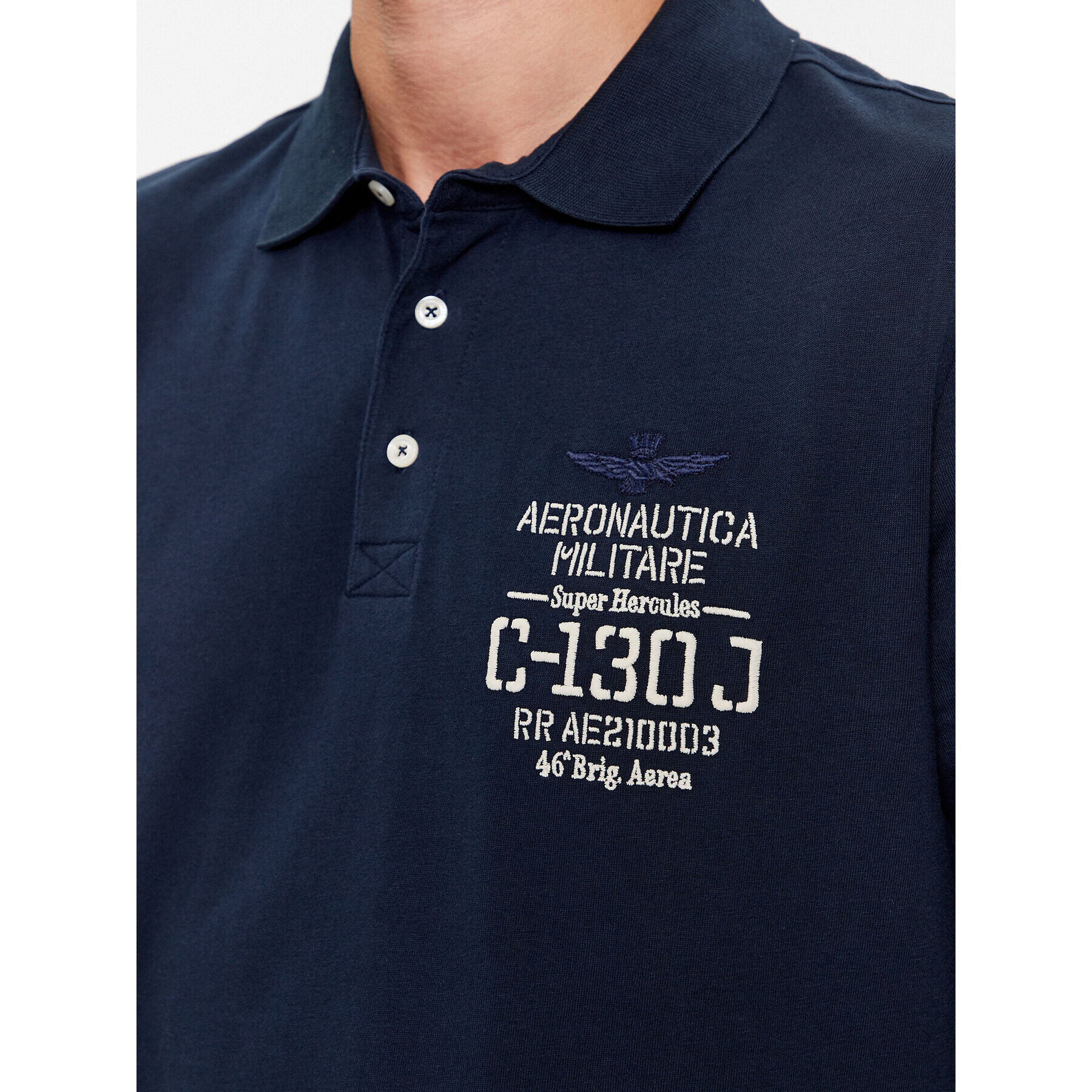 Aeronautica Militare Polokošeľa 232PO1709J584 Tmavomodrá Regular Fit - Pepit.sk