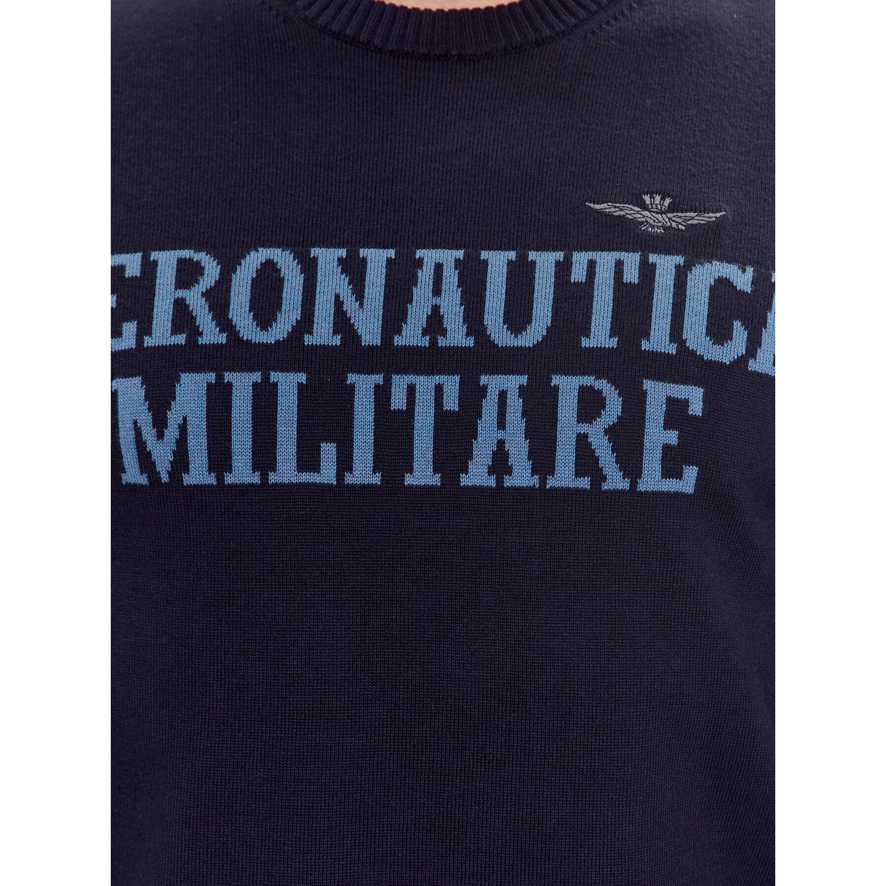 Aeronautica Militare Sveter 231MA1418L237 Tmavomodrá Regular Fit - Pepit.sk