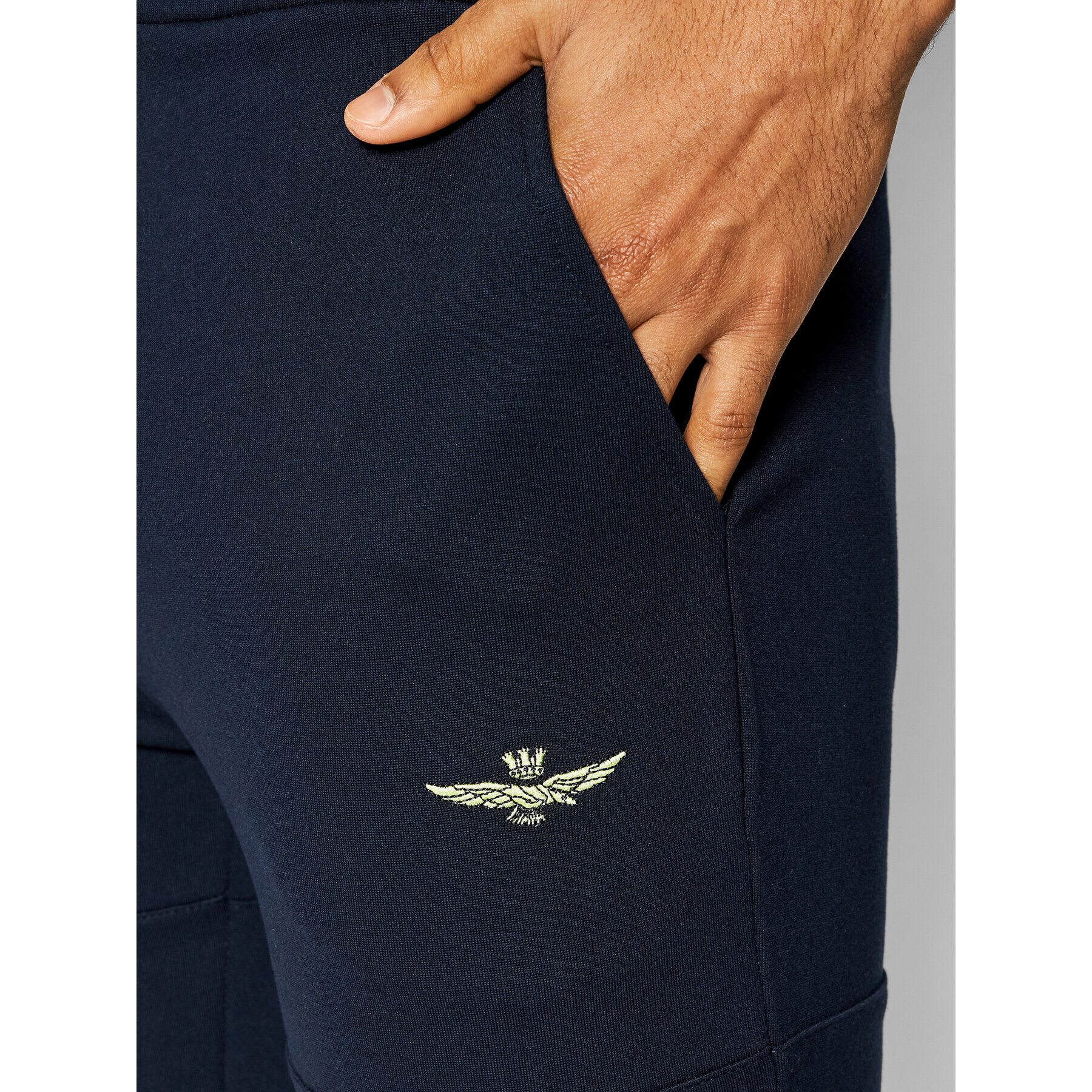 Aeronautica Militare Tepláková súprava 221TF013F421 Tmavomodrá Slim Fit - Pepit.sk