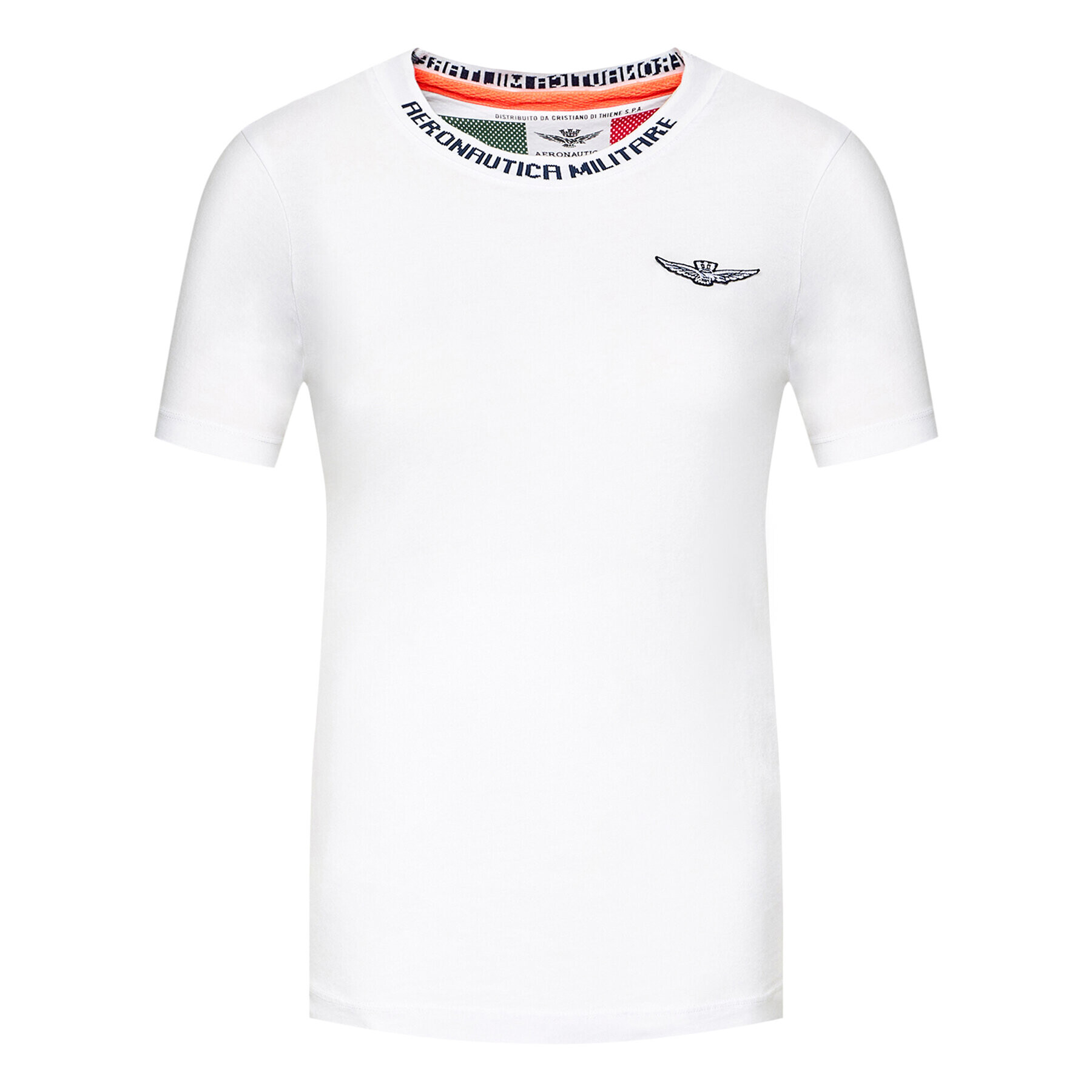 Aeronautica Militare Tričko 211TS1877DJ359 Biela Regular Fit - Pepit.sk