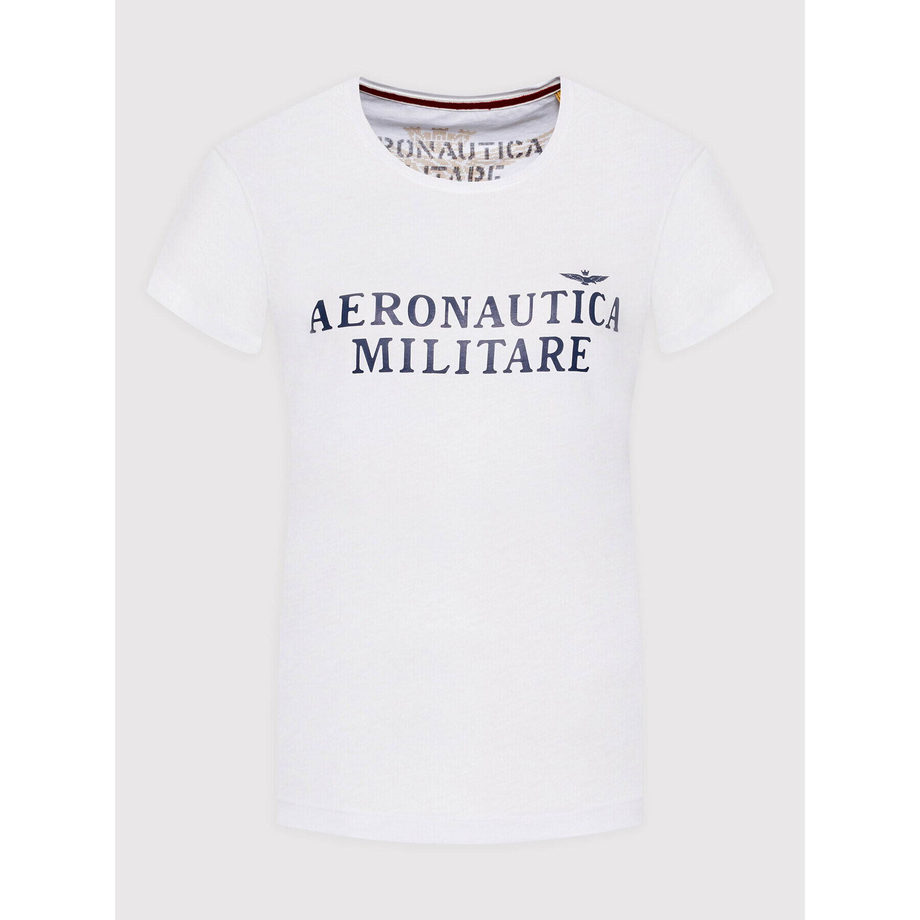 Aeronautica Militare Tričko 221TS1983DJ510 Biela Regular Fit - Pepit.sk