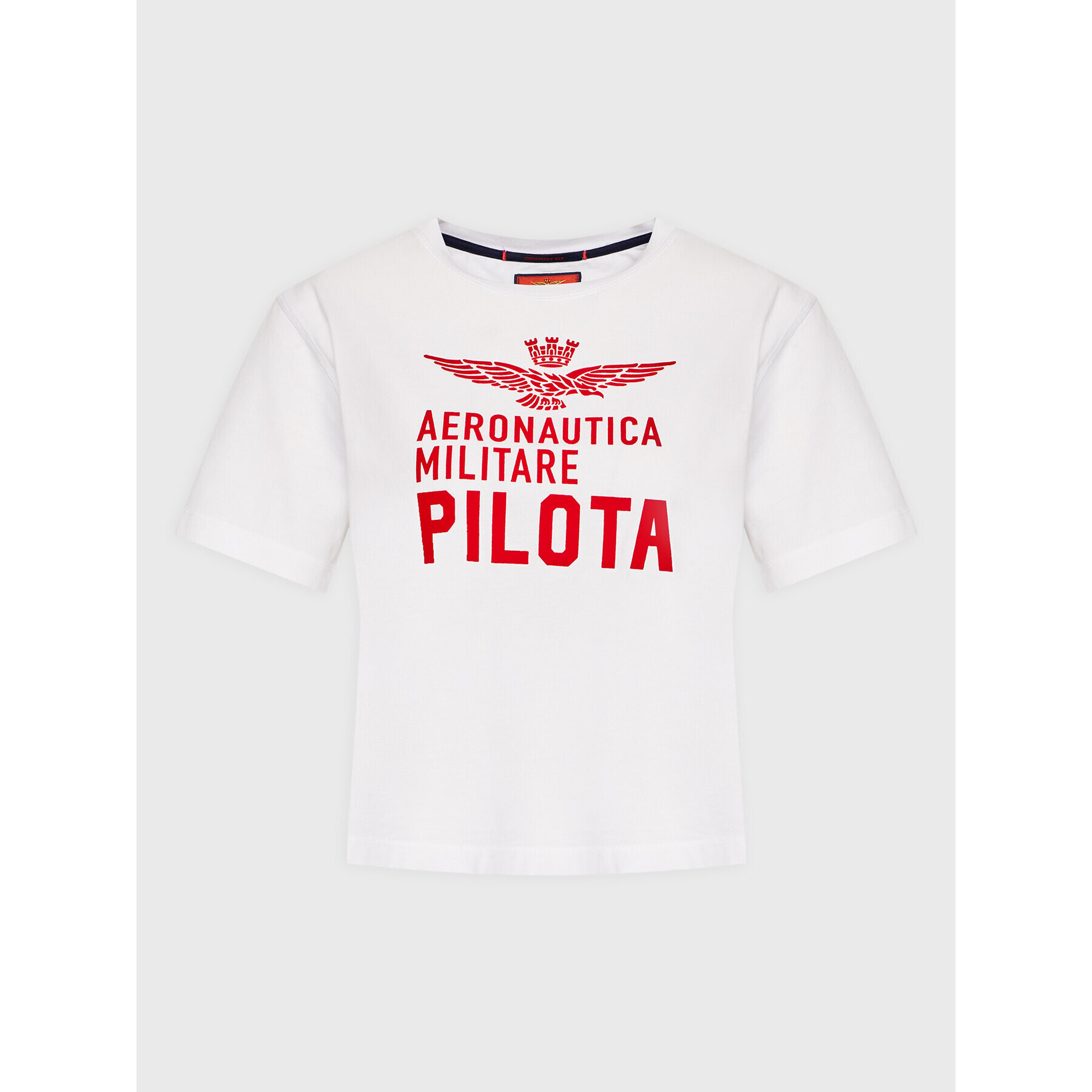 Aeronautica Militare Tričko 222TS1990DJ550 Biela Regular Fit - Pepit.sk