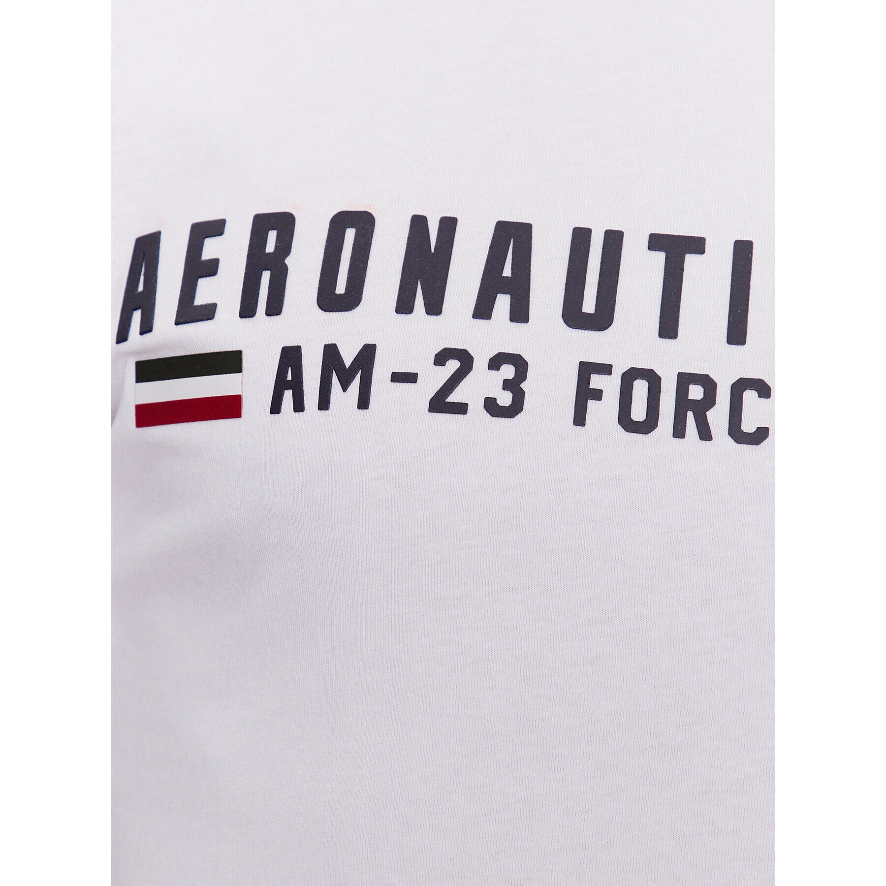 Aeronautica Militare Tričko 231TS1942J538 Biela Regular Fit - Pepit.sk