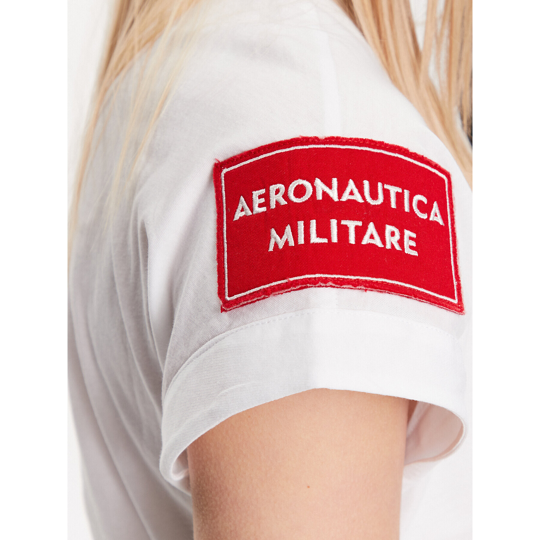 Aeronautica Militare Tričko 231TS2060DJ510 Biela Regular Fit - Pepit.sk