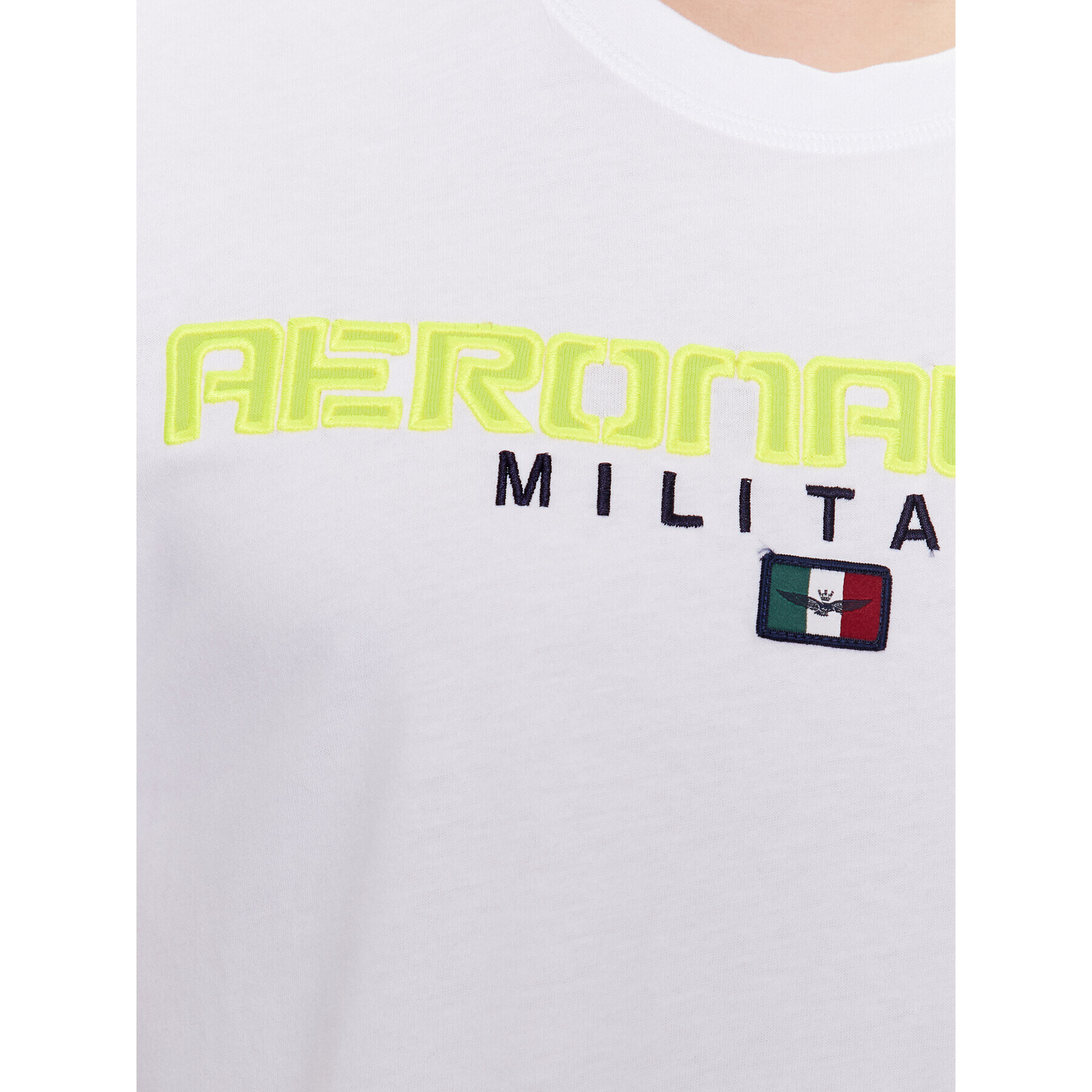 Aeronautica Militare Tričko 231TS2064J602 Biela Regular Fit - Pepit.sk