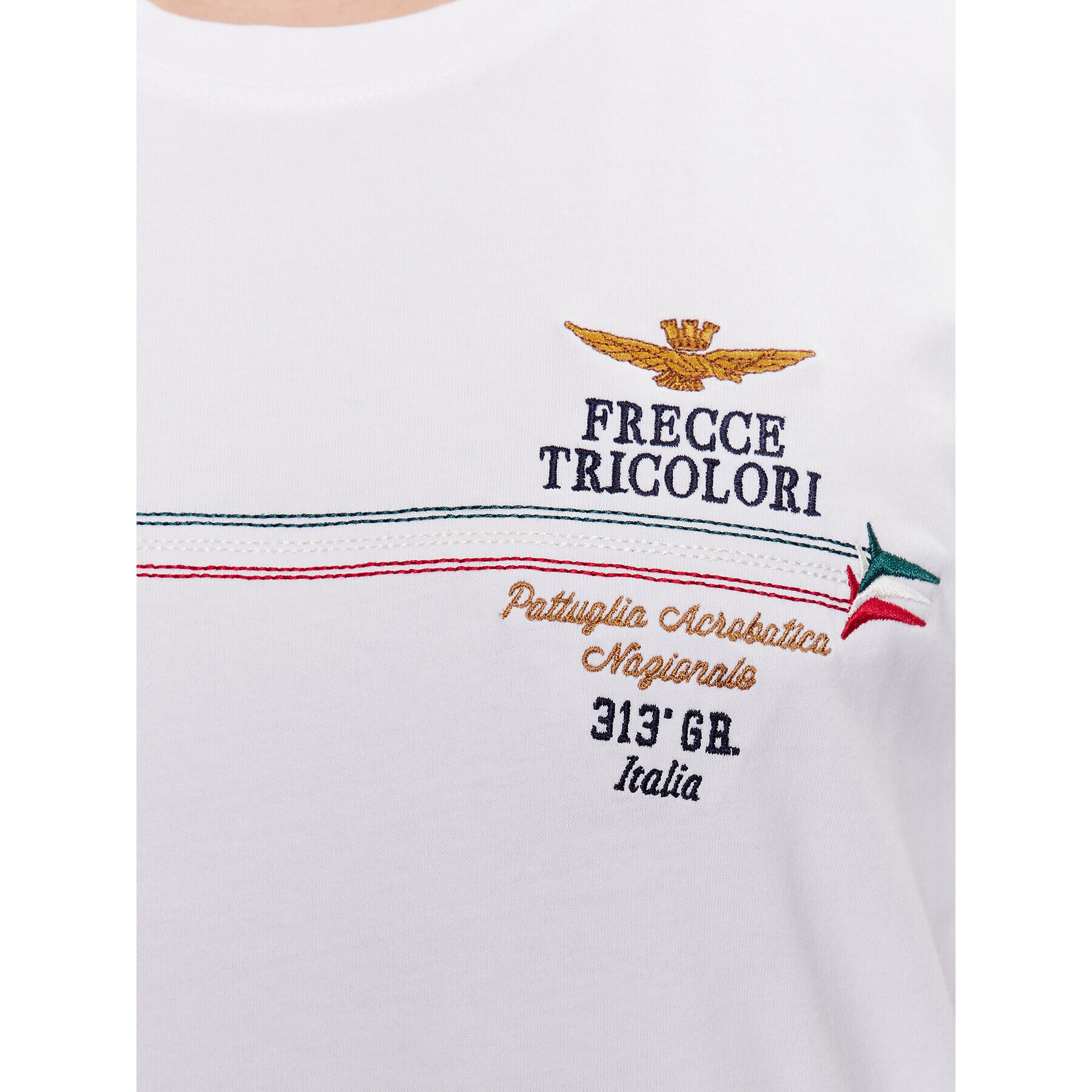 Aeronautica Militare Tričko 231TS2078J592 Biela Regular Fit - Pepit.sk