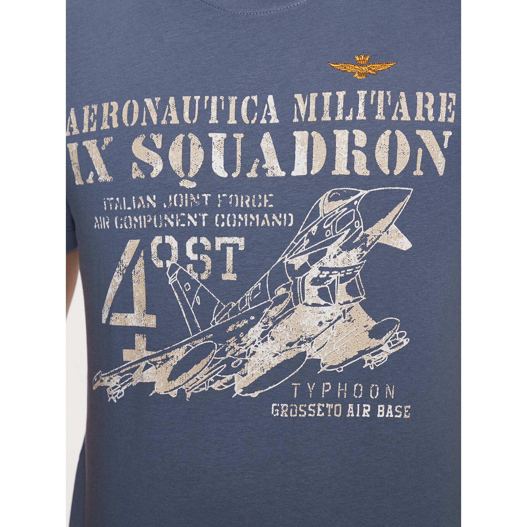 Aeronautica Militare Tričko 231TS2081J538 Tmavomodrá Regular Fit - Pepit.sk