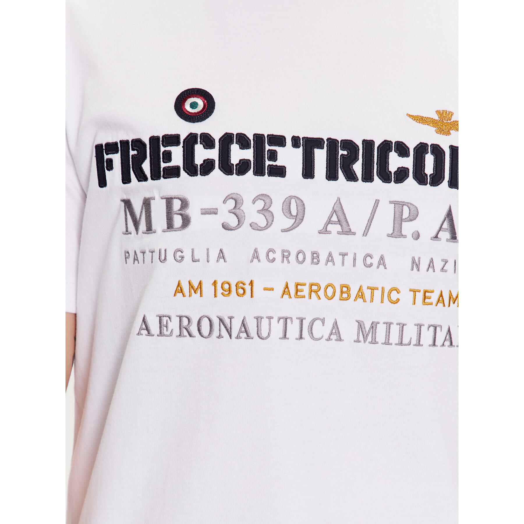 Aeronautica Militare Tričko 231TS2086J592 Biela Regular Fit - Pepit.sk