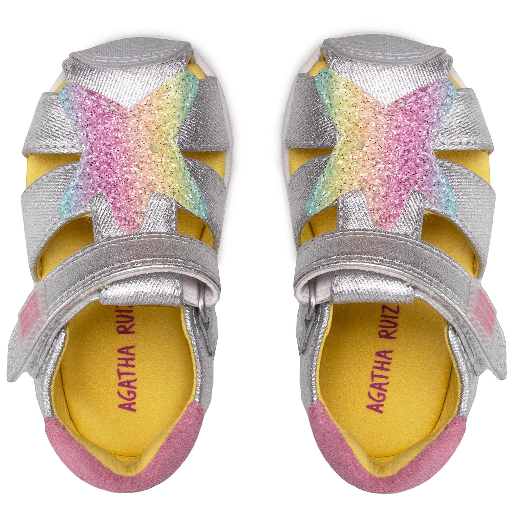 Agatha Ruiz de la Prada Sandále 212902 Strieborná - Pepit.sk