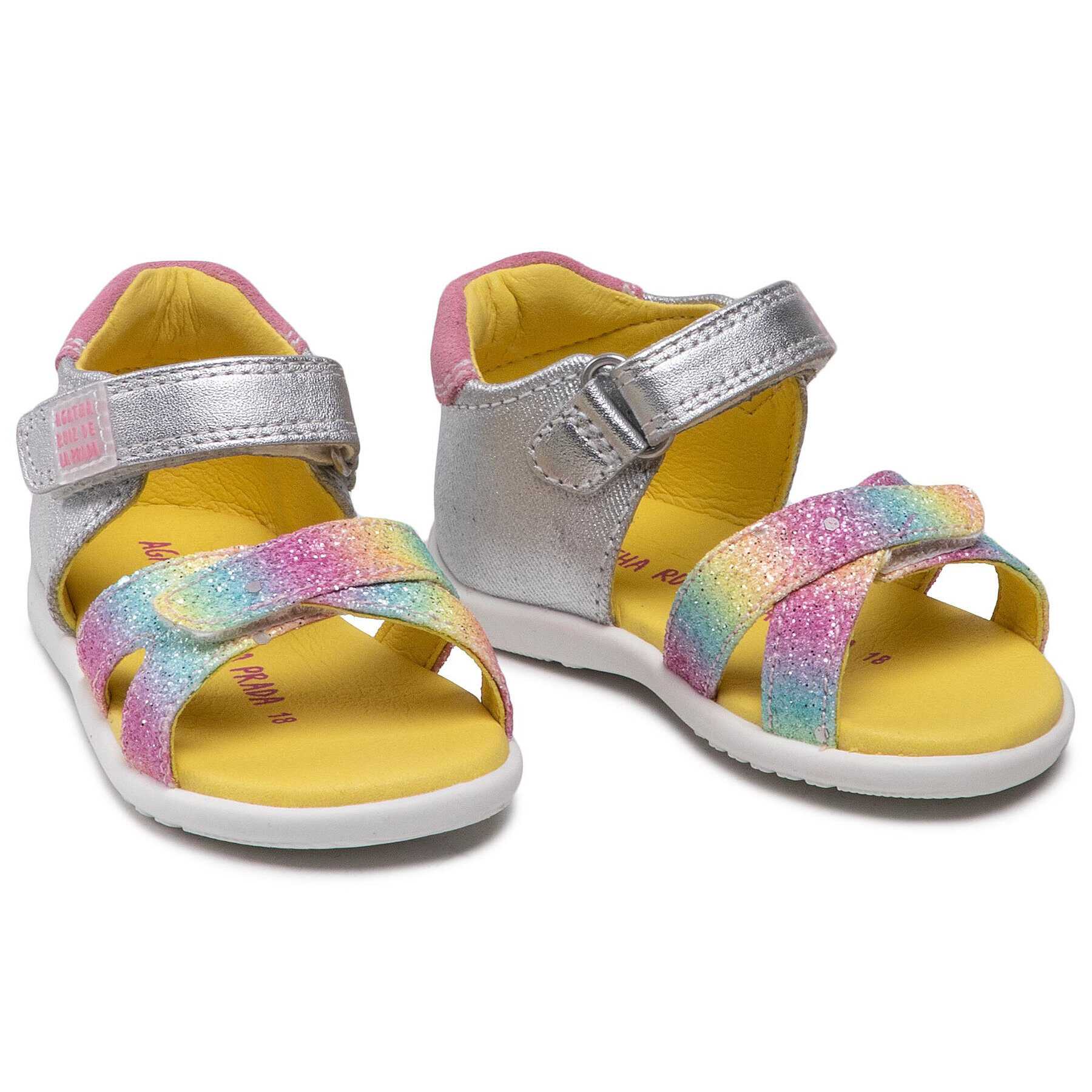 Agatha Ruiz de la Prada Sandále 212903 Strieborná - Pepit.sk