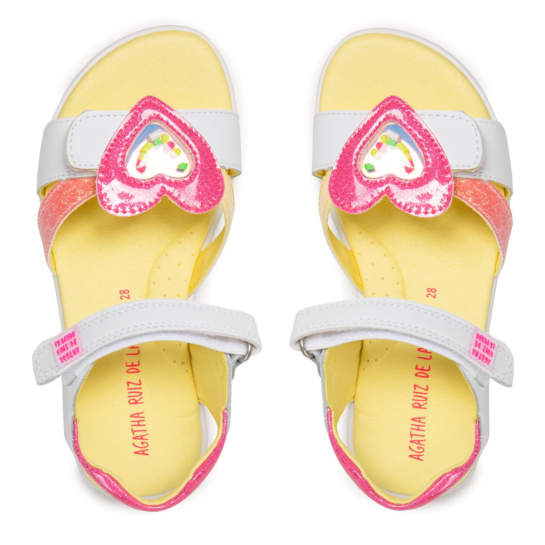 Agatha Ruiz de la Prada Sandále 212930 S Biela - Pepit.sk