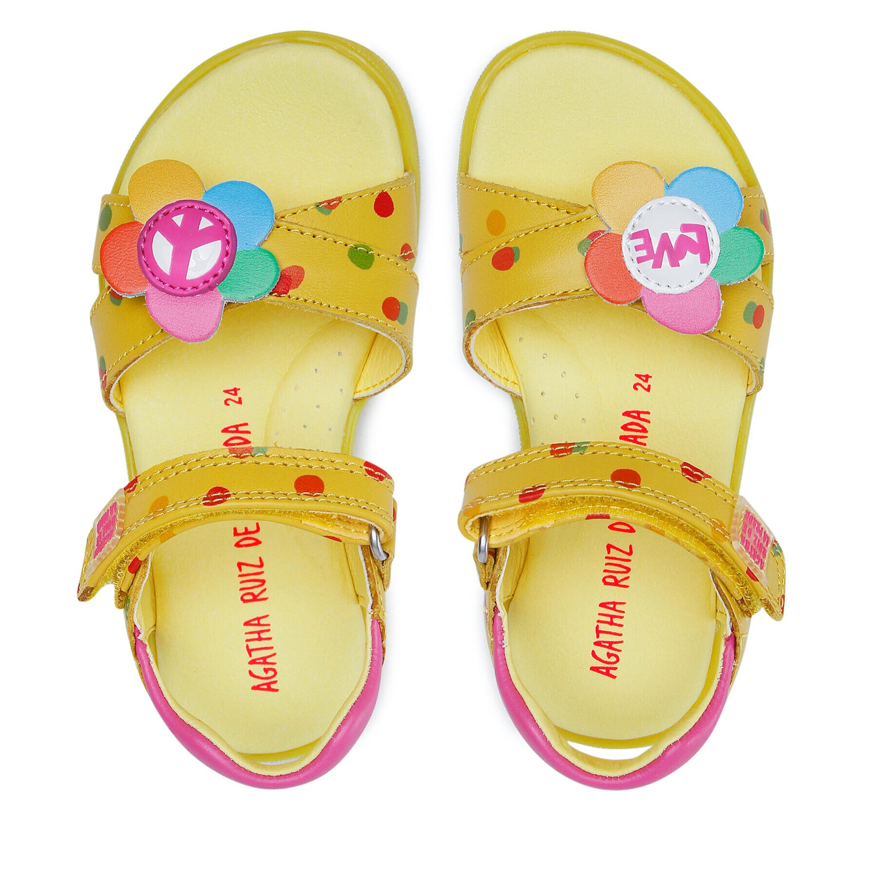 Agatha Ruiz de la Prada Sandále 222935-B M Žltá - Pepit.sk