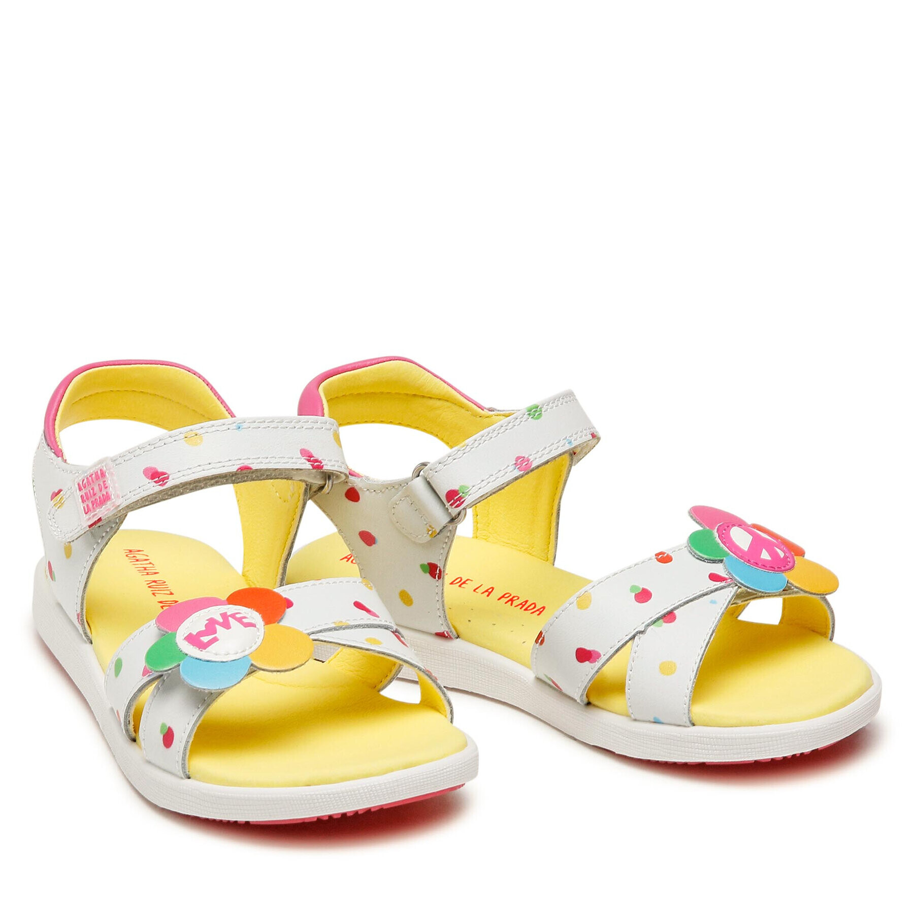 Agatha Ruiz de la Prada Sandále 222935-C S Biela - Pepit.sk