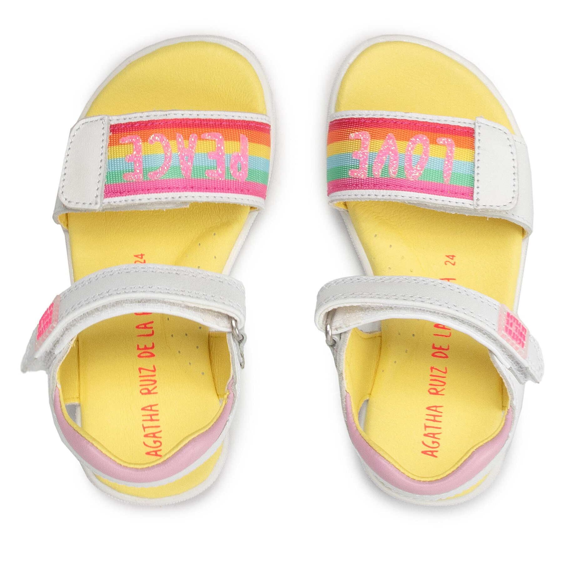 Agatha Ruiz de la Prada Sandále 222937-B M Biela - Pepit.sk