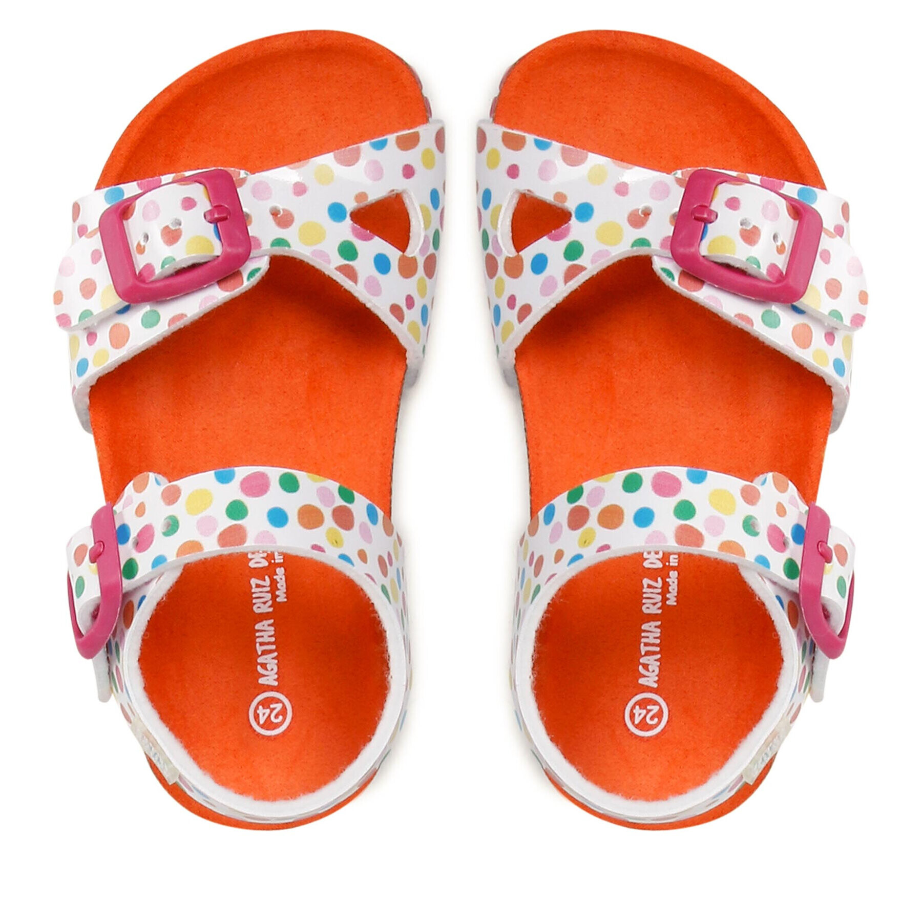 Agatha Ruiz de la Prada Sandále 222953-A S Biela - Pepit.sk