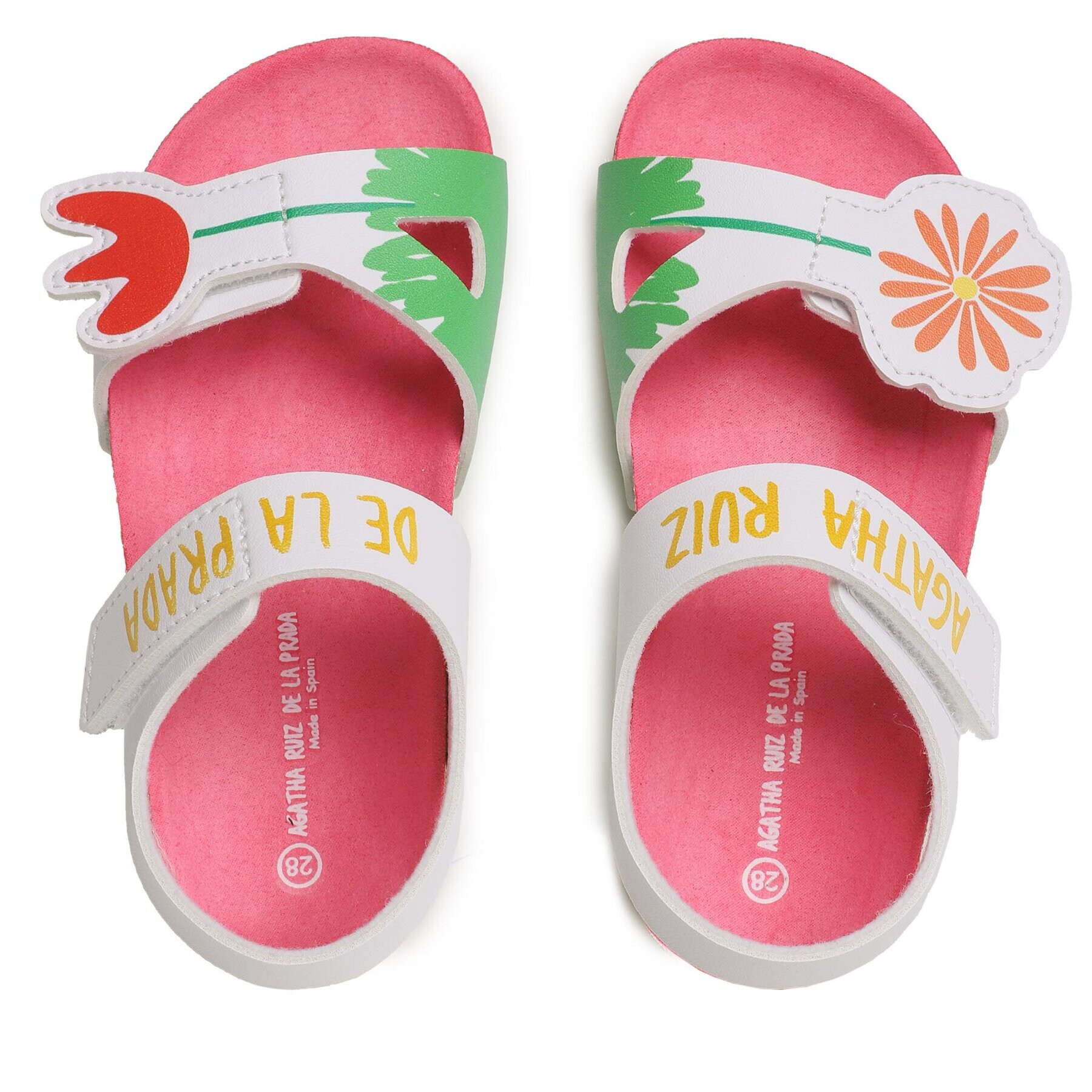 Agatha Ruiz de la Prada Sandále 232960 D Biela - Pepit.sk