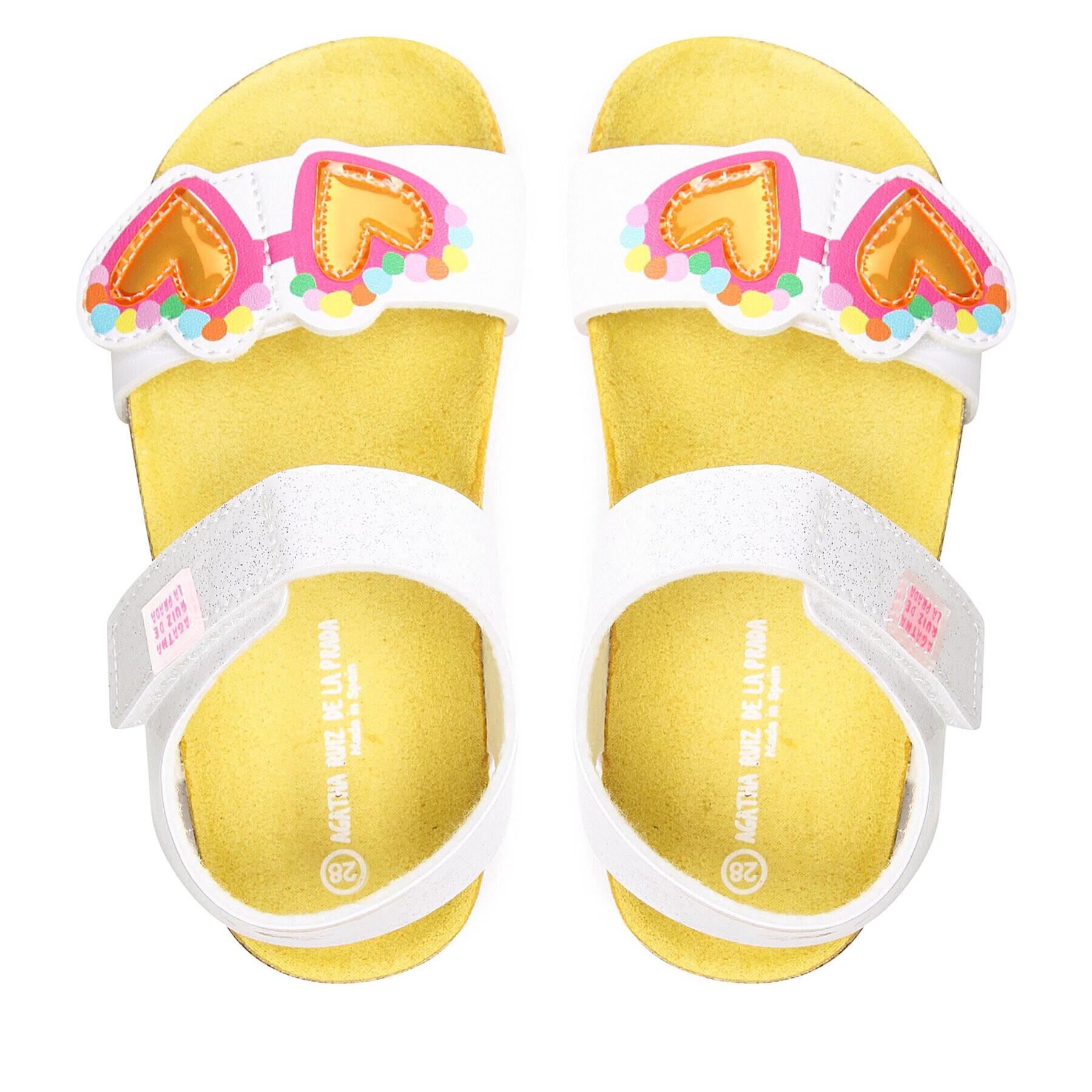 Agatha Ruiz de la Prada Sandále 232961 D Biela - Pepit.sk