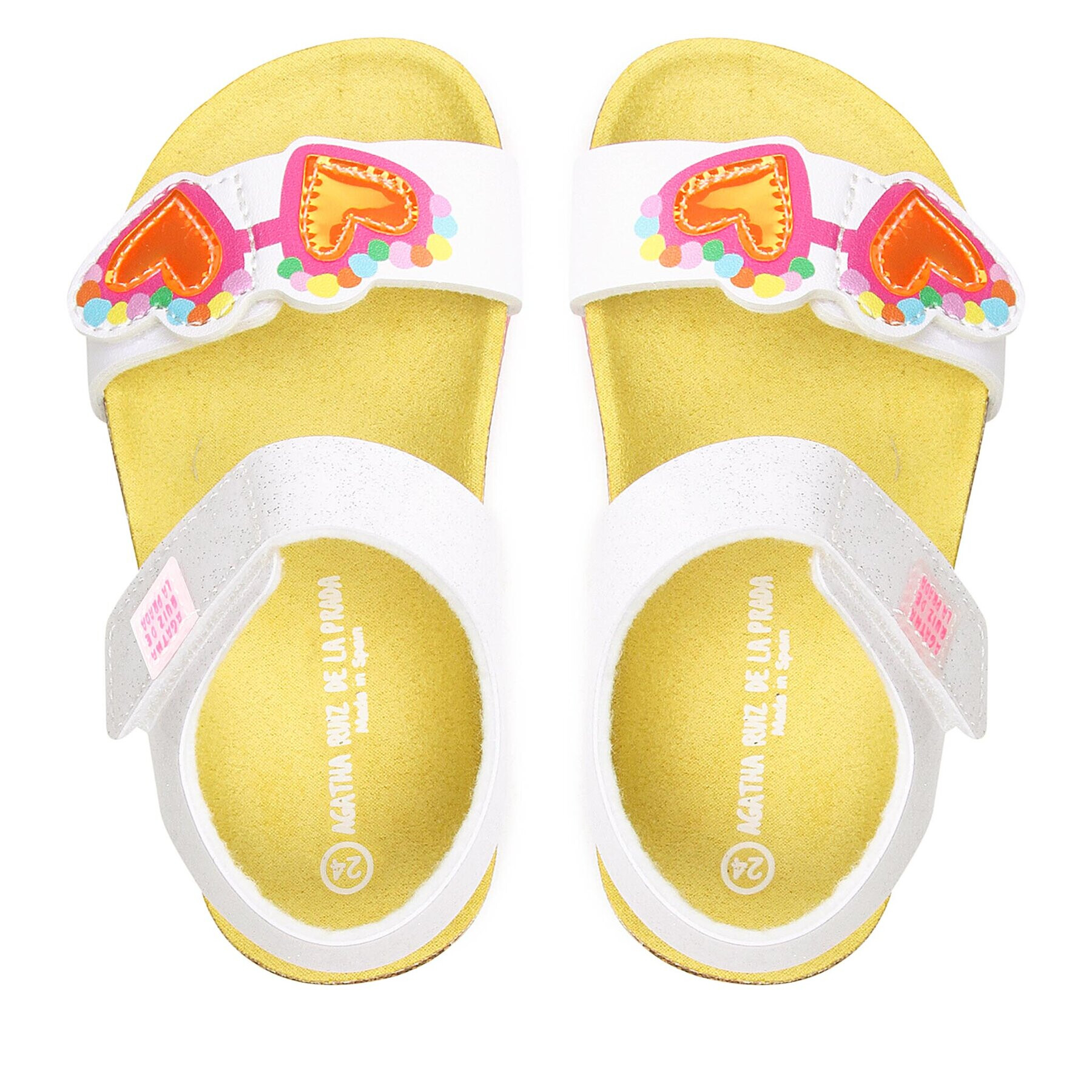 Agatha Ruiz de la Prada Sandále 232961 S Biela - Pepit.sk