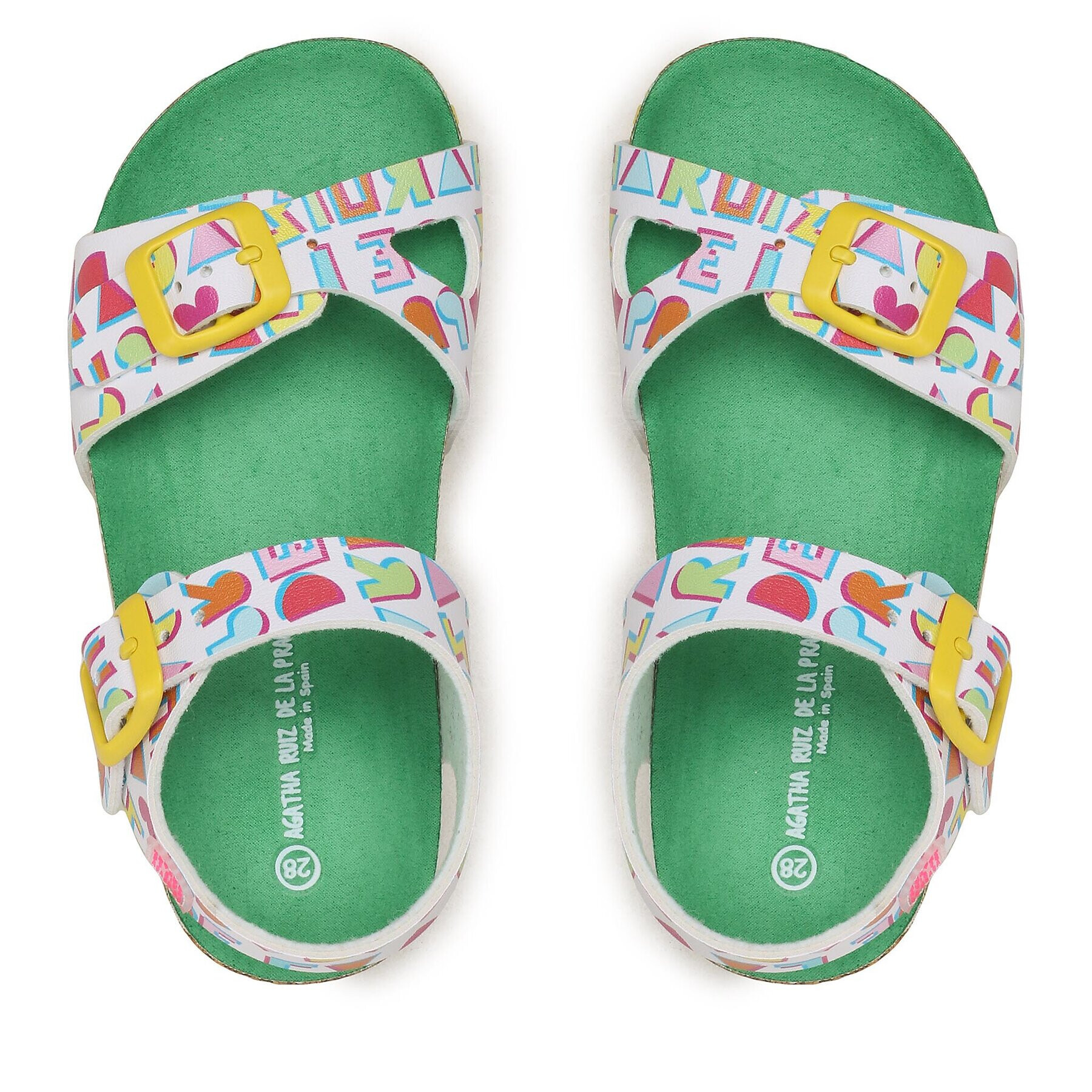 Agatha Ruiz de la Prada Sandále 232966 D Biela - Pepit.sk