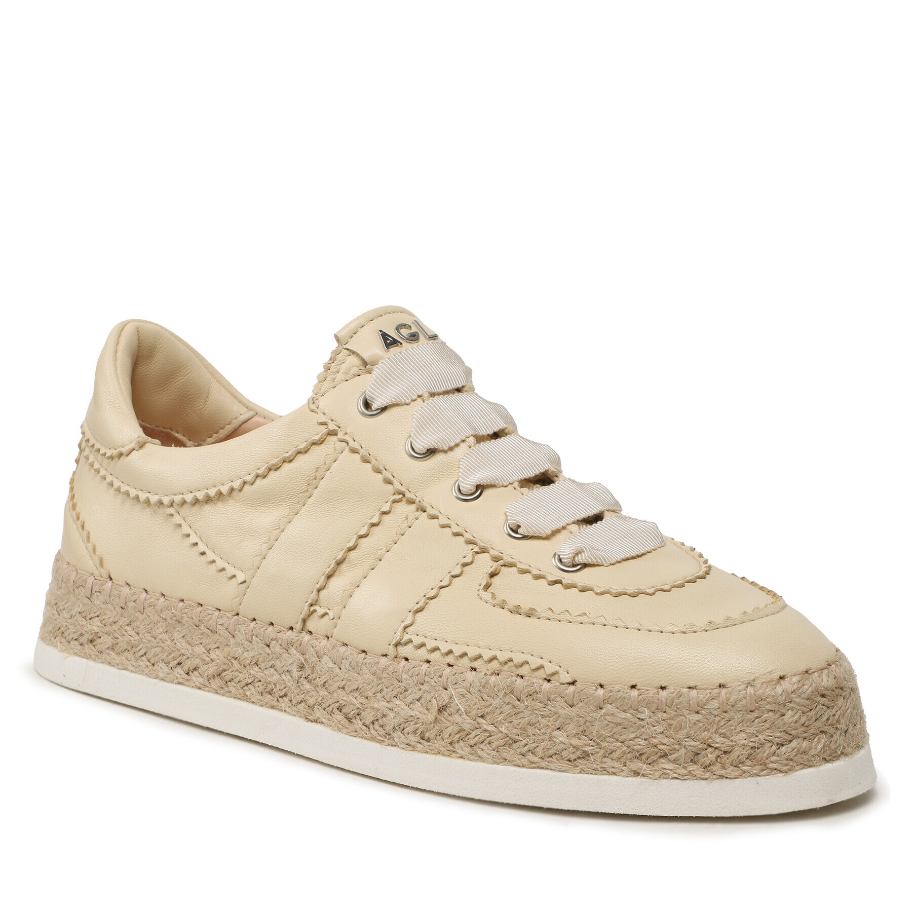 AGL Espadrilky Leda Rope D936107PISOFTY0241 Béžová - Pepit.sk