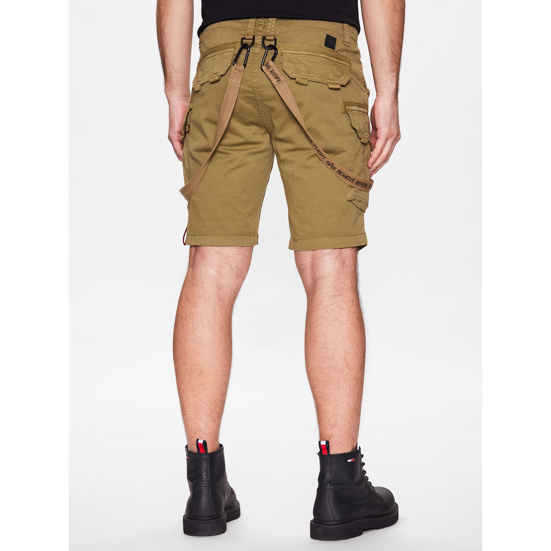 Alpha Industries Bavlnené šortky Utility 116213 Béžová Slim Fit - Pepit.sk