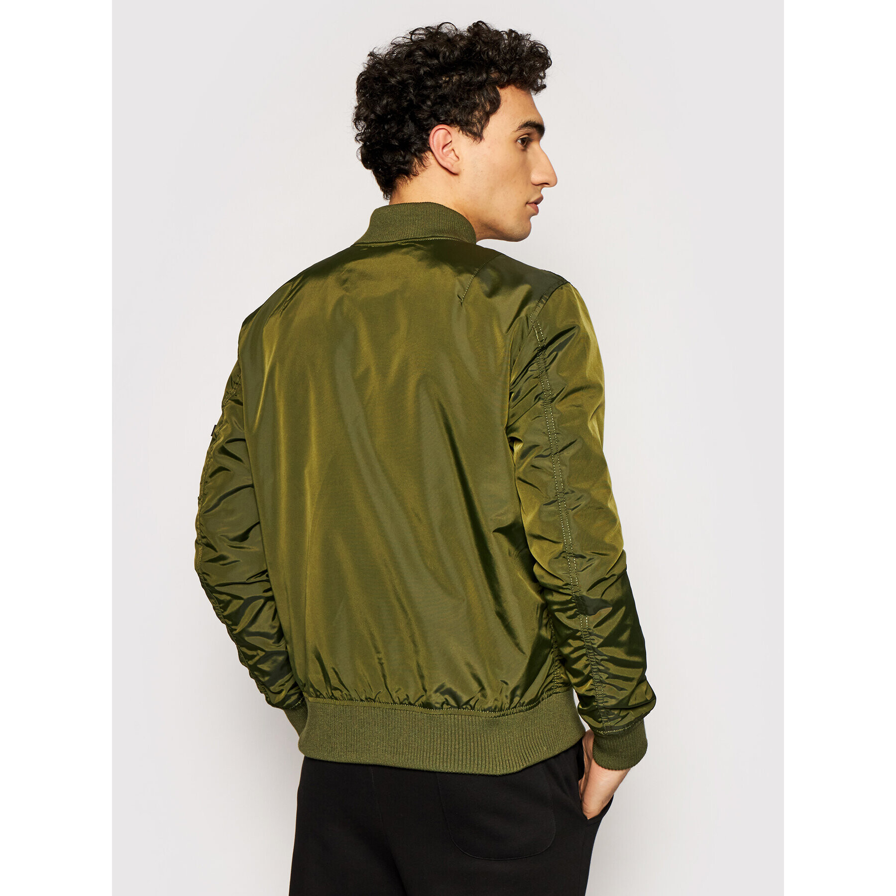 Alpha Industries Bundy bomber Ma-1 191103 Zelená Regular Fit - Pepit.sk