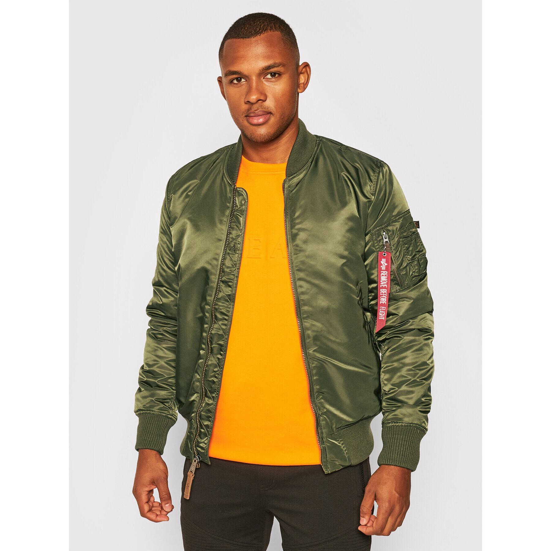 Alpha Industries Bomber bunda Ma-1 Vf 59 168100 Zelená Slim Fit - Pepit.sk