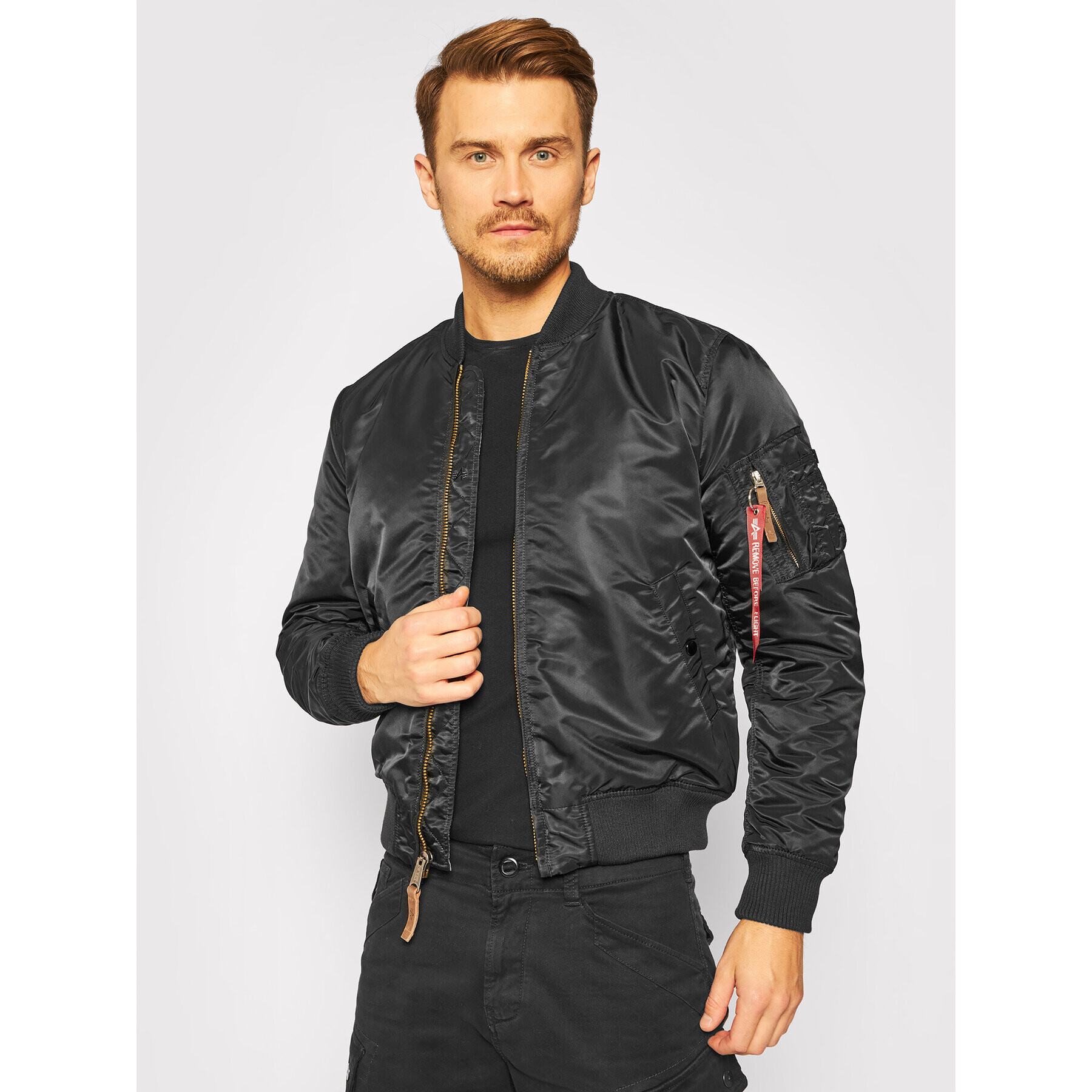 Alpha Industries Bomber bunda Ma-1 Vf 59 191118 Čierna Slim Fit - Pepit.sk