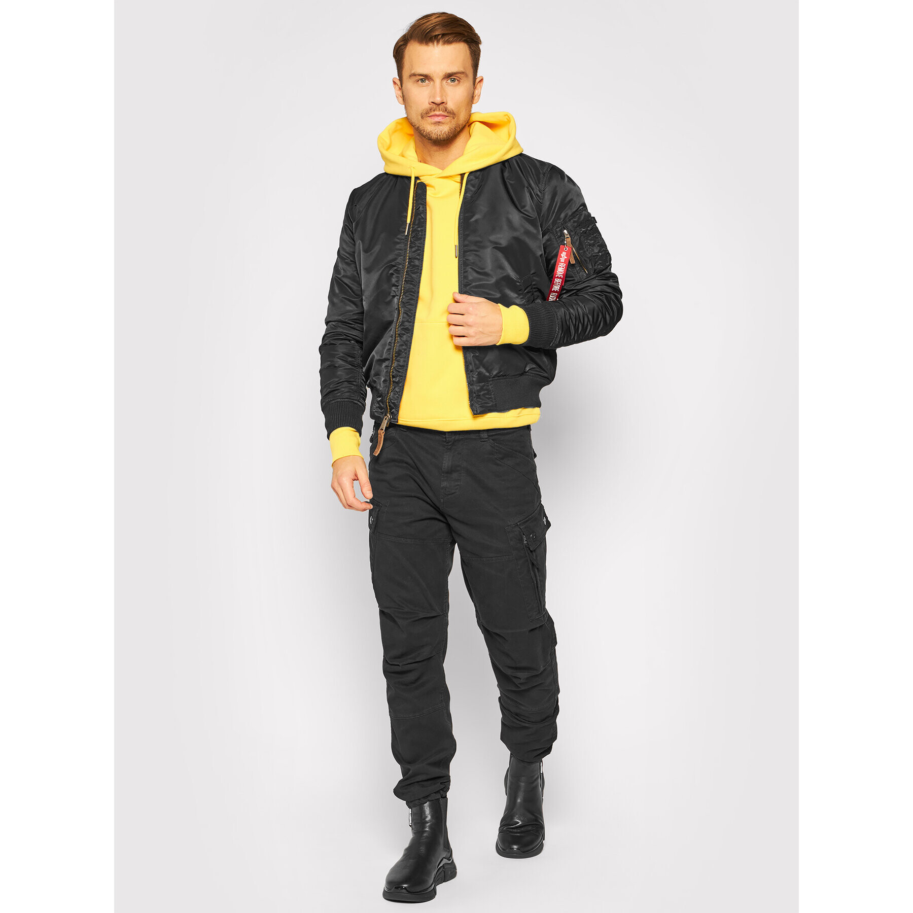 Alpha Industries Bomber bunda Ma-1 Vf 59 191118 Čierna Slim Fit - Pepit.sk