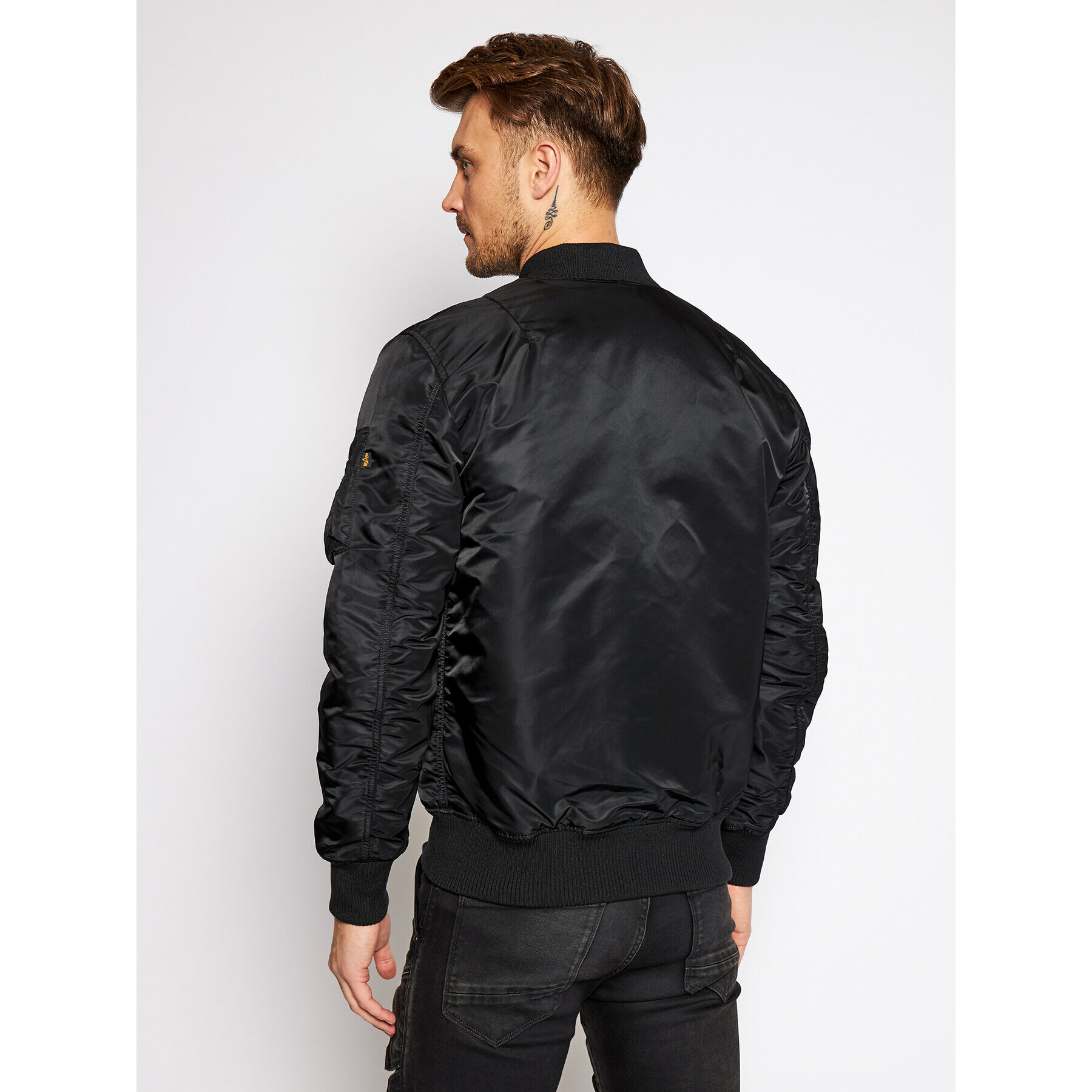 Alpha Industries Bomber bunda Ma-1 Vf 59 Long 168100 Čierna Slim Fit - Pepit.sk