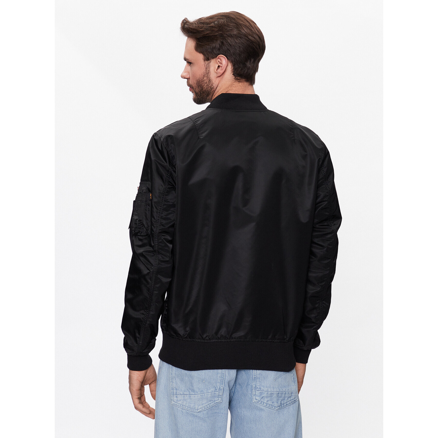 Alpha Industries Bundy bomber MA-1 156101 Čierna Regular Fit - Pepit.sk