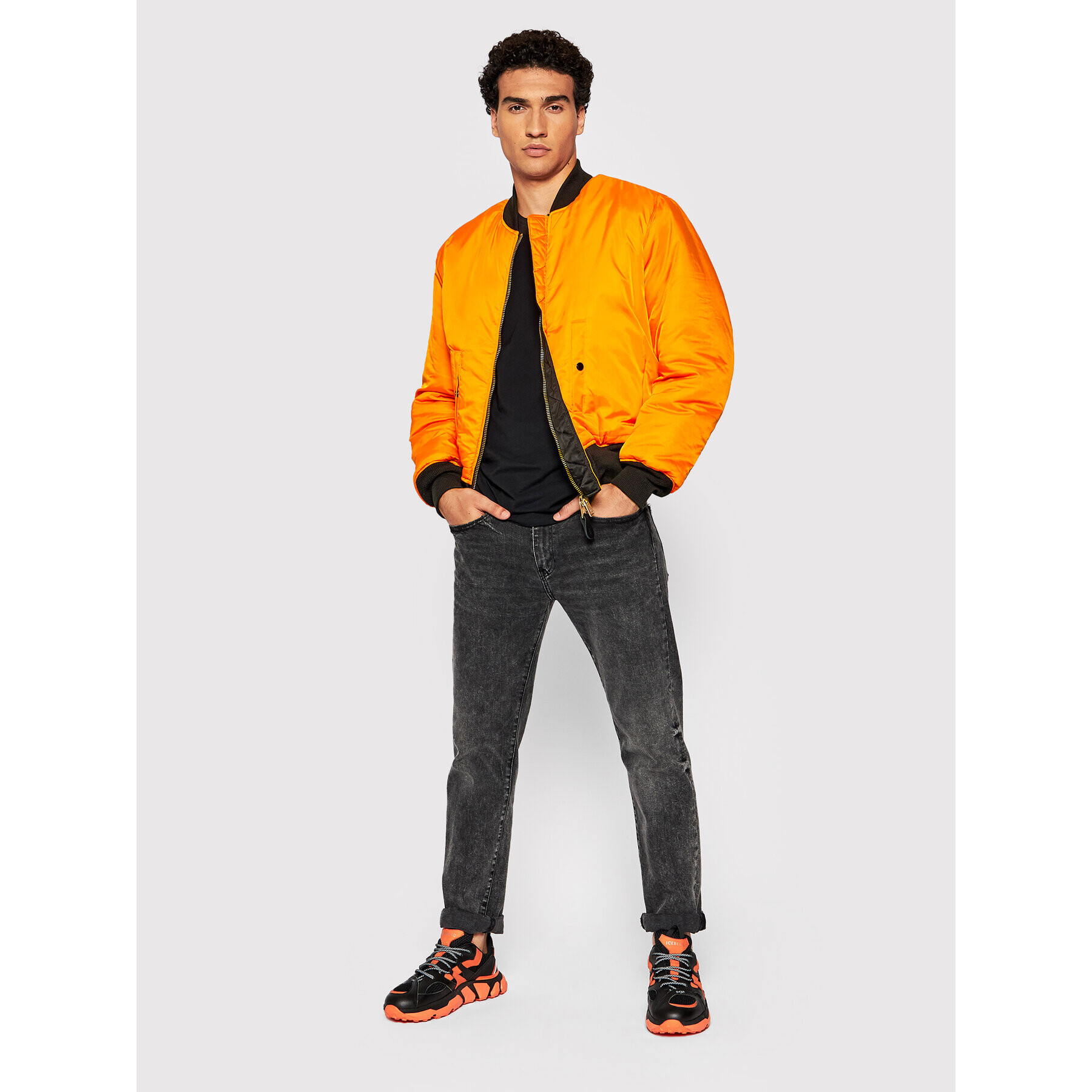 Alpha Industries Bundy bomber Ma-1 100101 Čierna Regular Fit - Pepit.sk