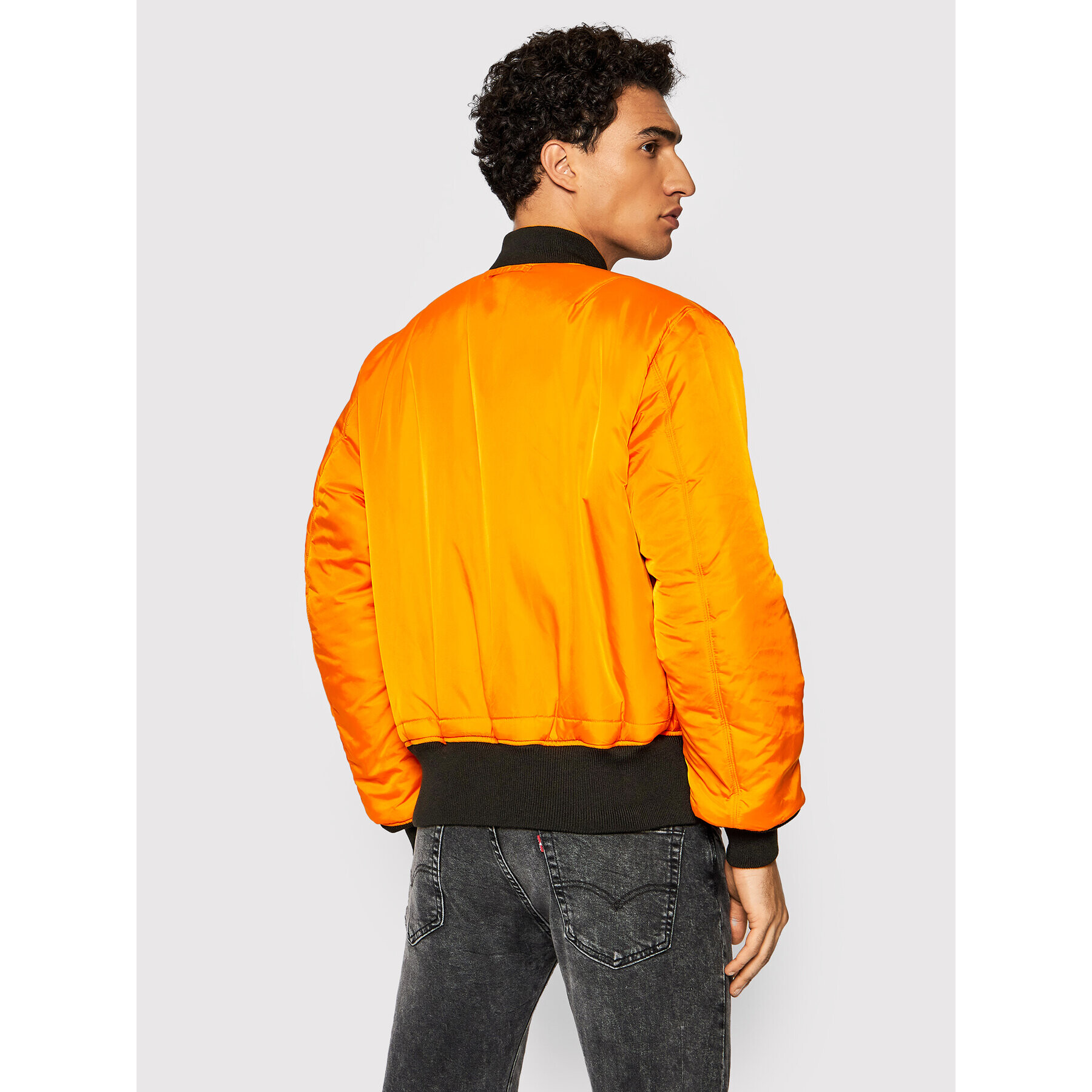 Alpha Industries Bundy bomber Ma-1 100101 Čierna Regular Fit - Pepit.sk