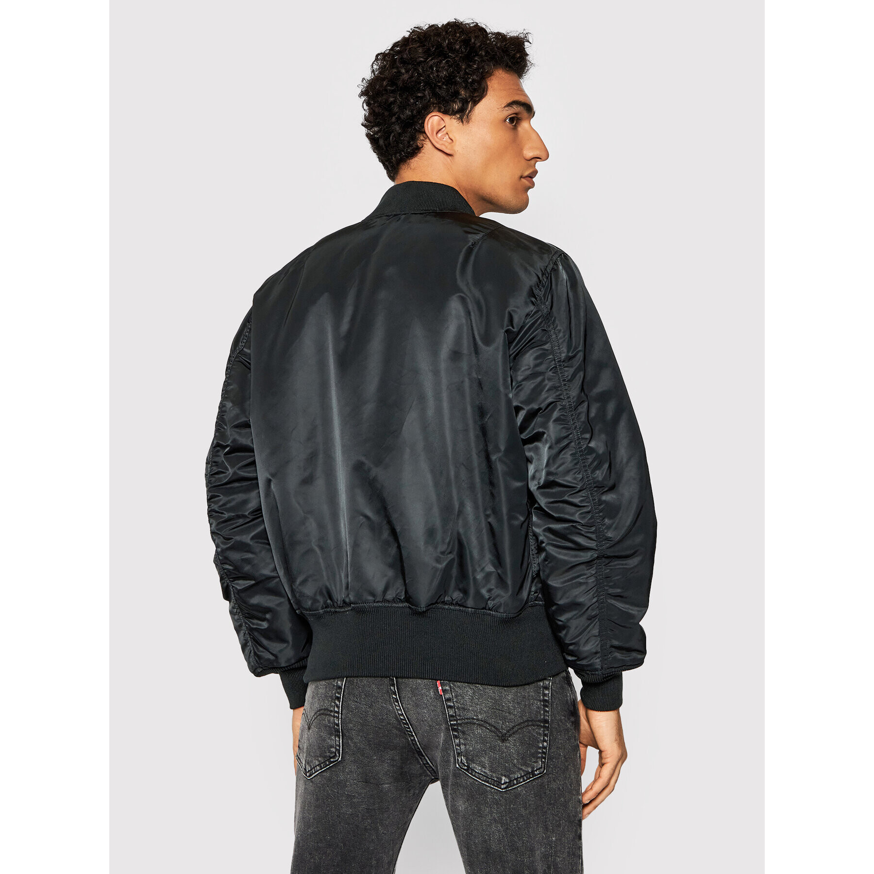 Alpha Industries Bundy bomber Ma-1 100101 Čierna Regular Fit - Pepit.sk