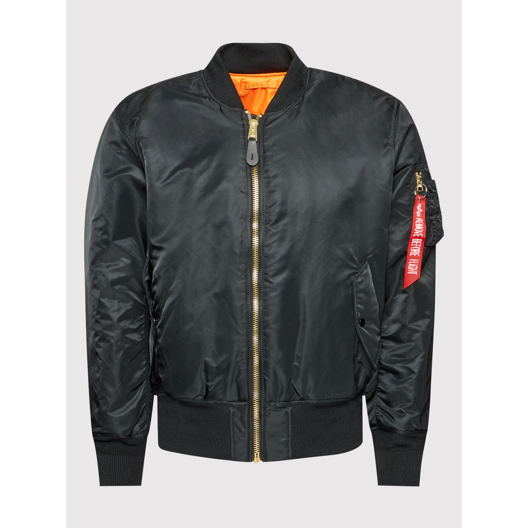 Alpha Industries Bundy bomber Ma-1 100101 Čierna Regular Fit - Pepit.sk