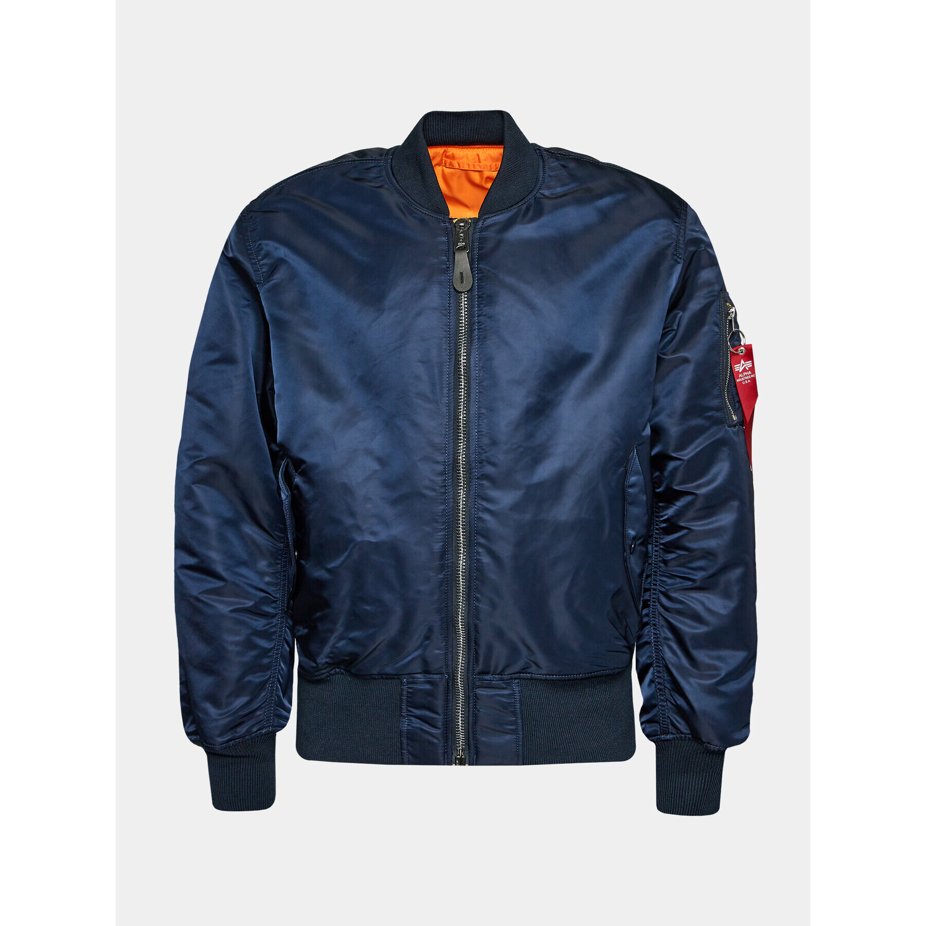 Alpha Industries Bundy bomber Ma-1 100101 Tmavomodrá Regular Fit - Pepit.sk