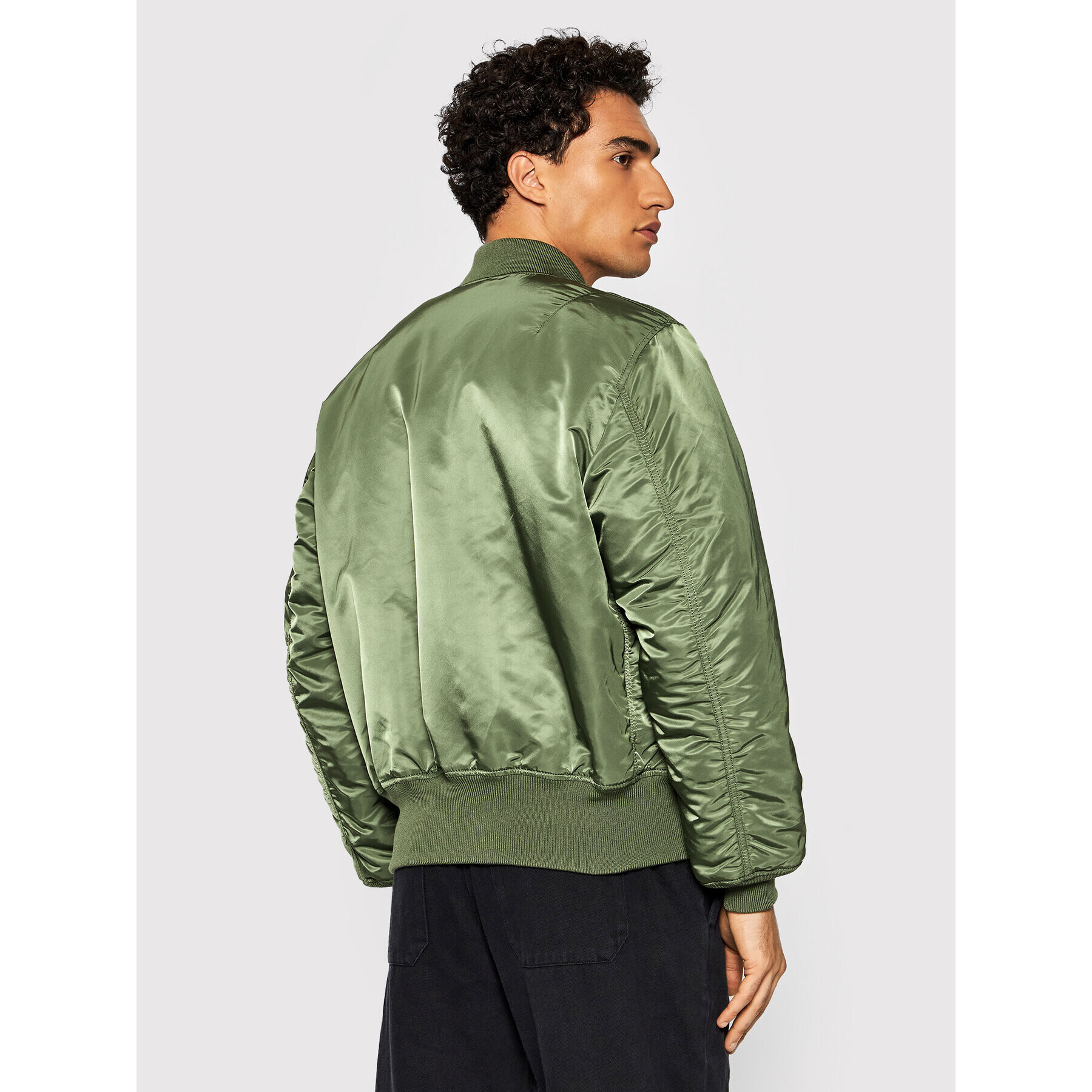 Alpha Industries Bundy bomber Ma-1 100101 Zelená Regular Fit - Pepit.sk