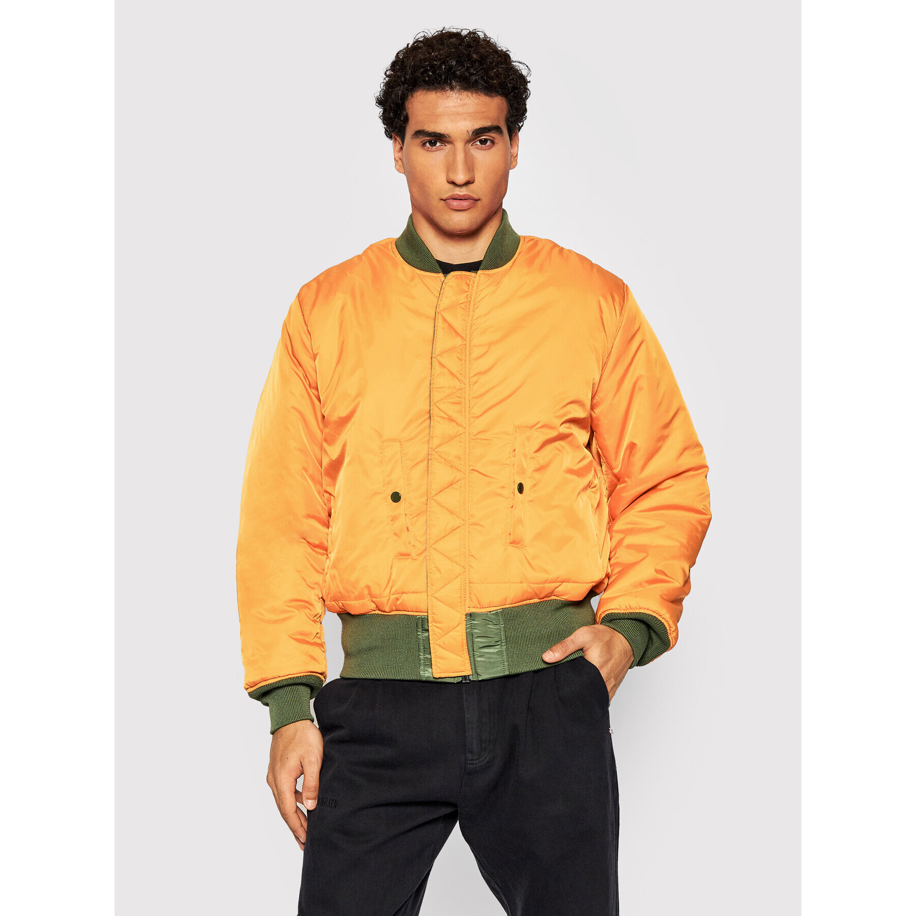 Alpha Industries Bundy bomber Ma-1 100101 Zelená Regular Fit - Pepit.sk