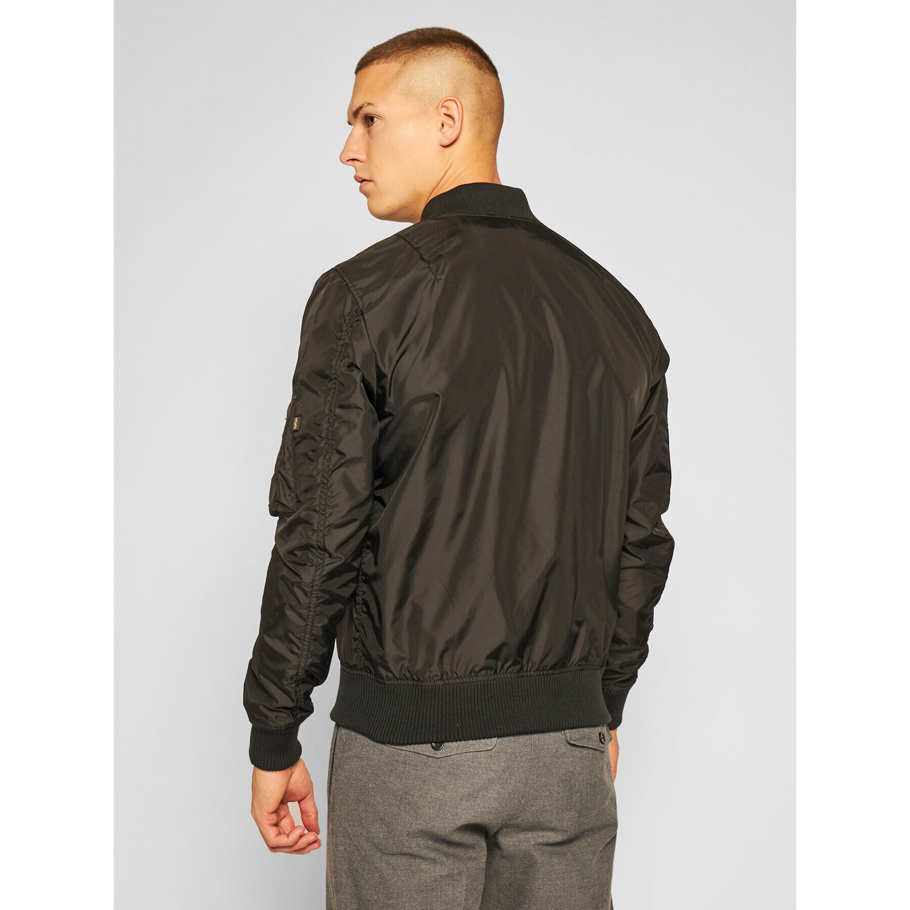 Alpha Industries Bundy bomber Ma-1 191103 Čierna Regular Fit - Pepit.sk