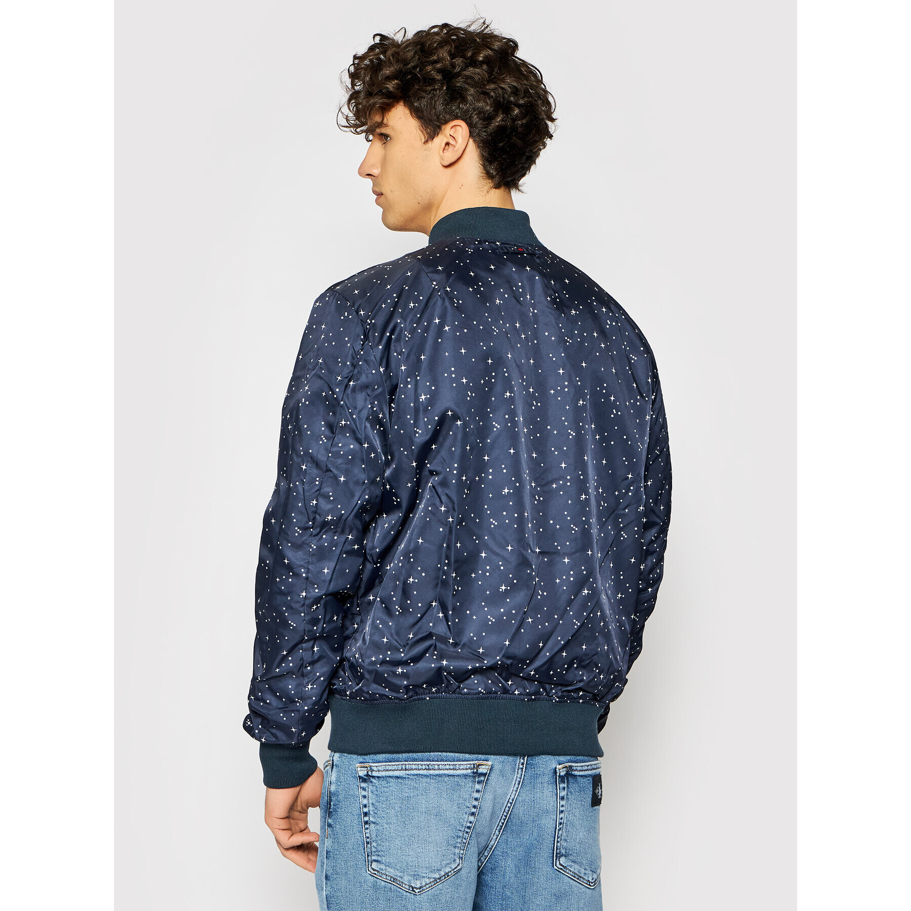 Alpha Industries Bundy bomber Ma-1 Nasa Reversible 186101 Tmavomodrá Regular Fit - Pepit.sk