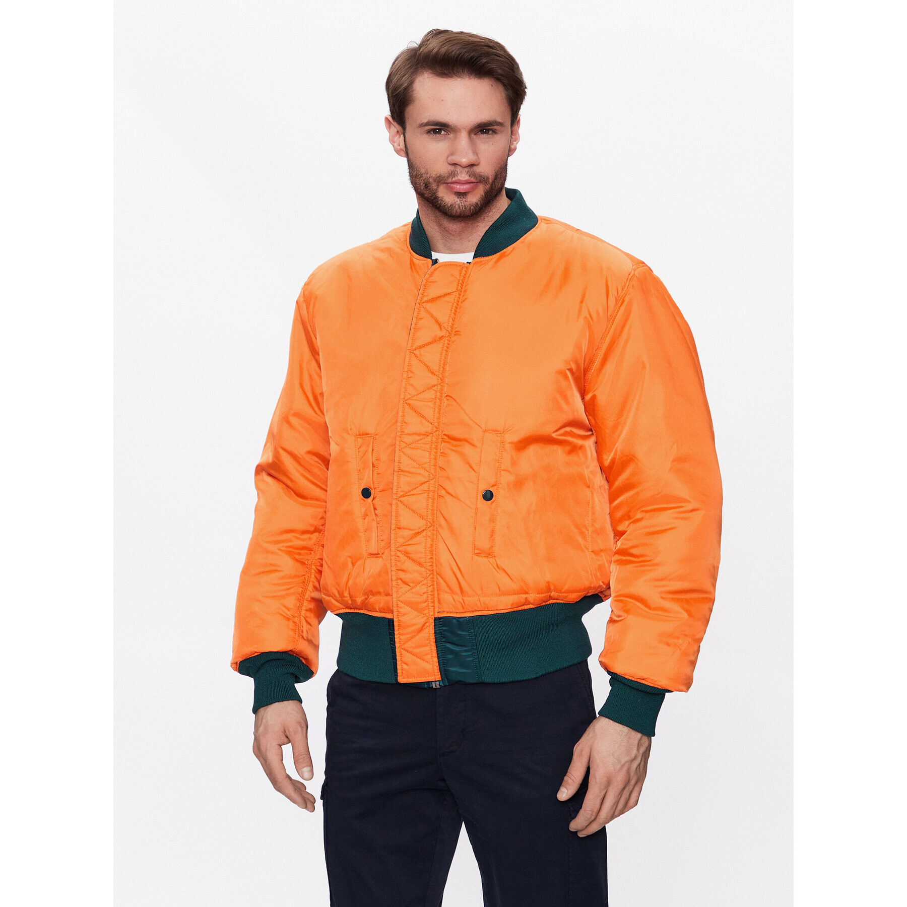 Alpha Industries Bundy bomber MA-1 100101 Tmavomodrá Oversize - Pepit.sk